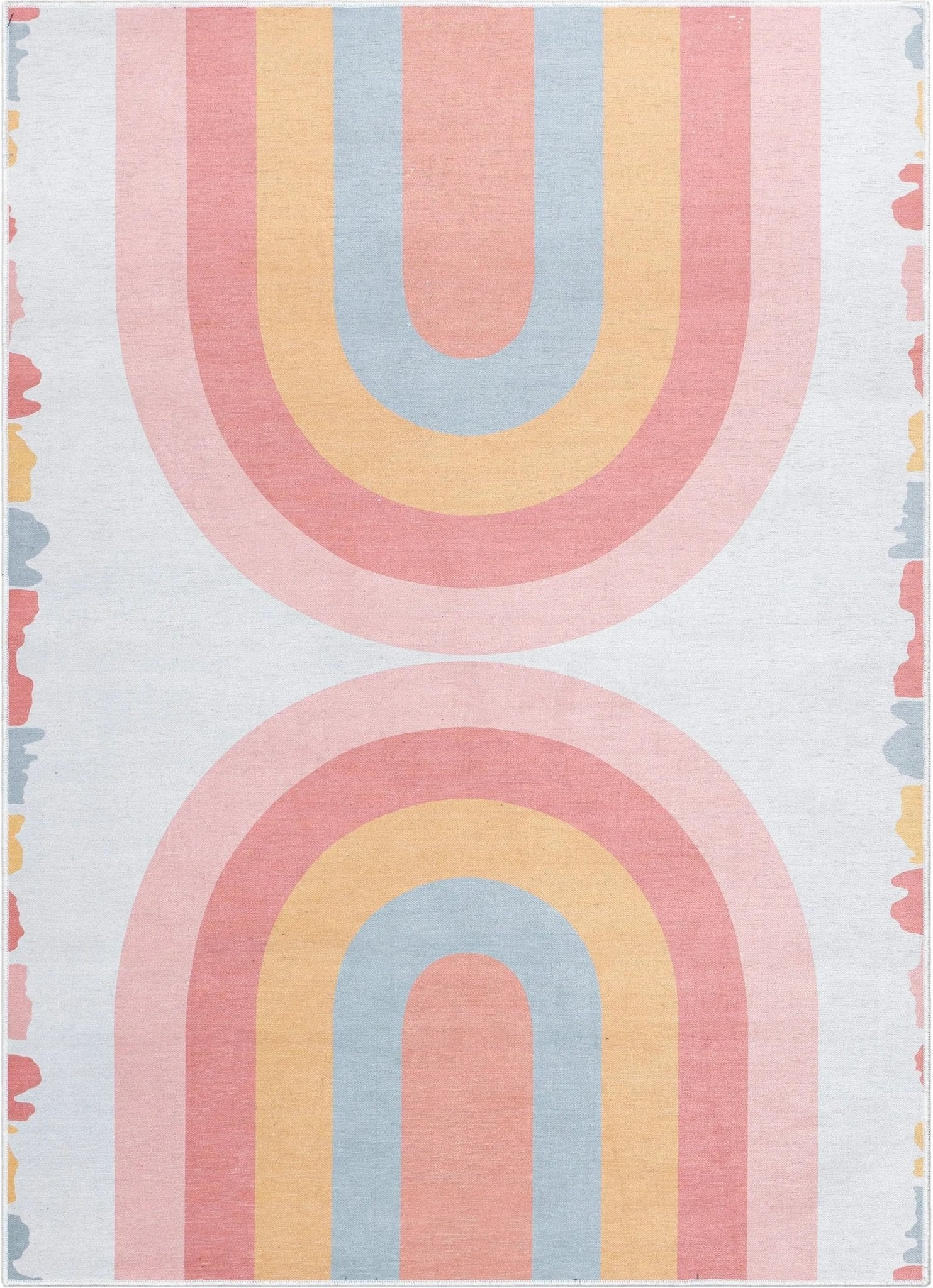 Crescent Rainbow Modern Multi Color Area Flat-Weave Rug、mySite、gigharbornorthrealestate