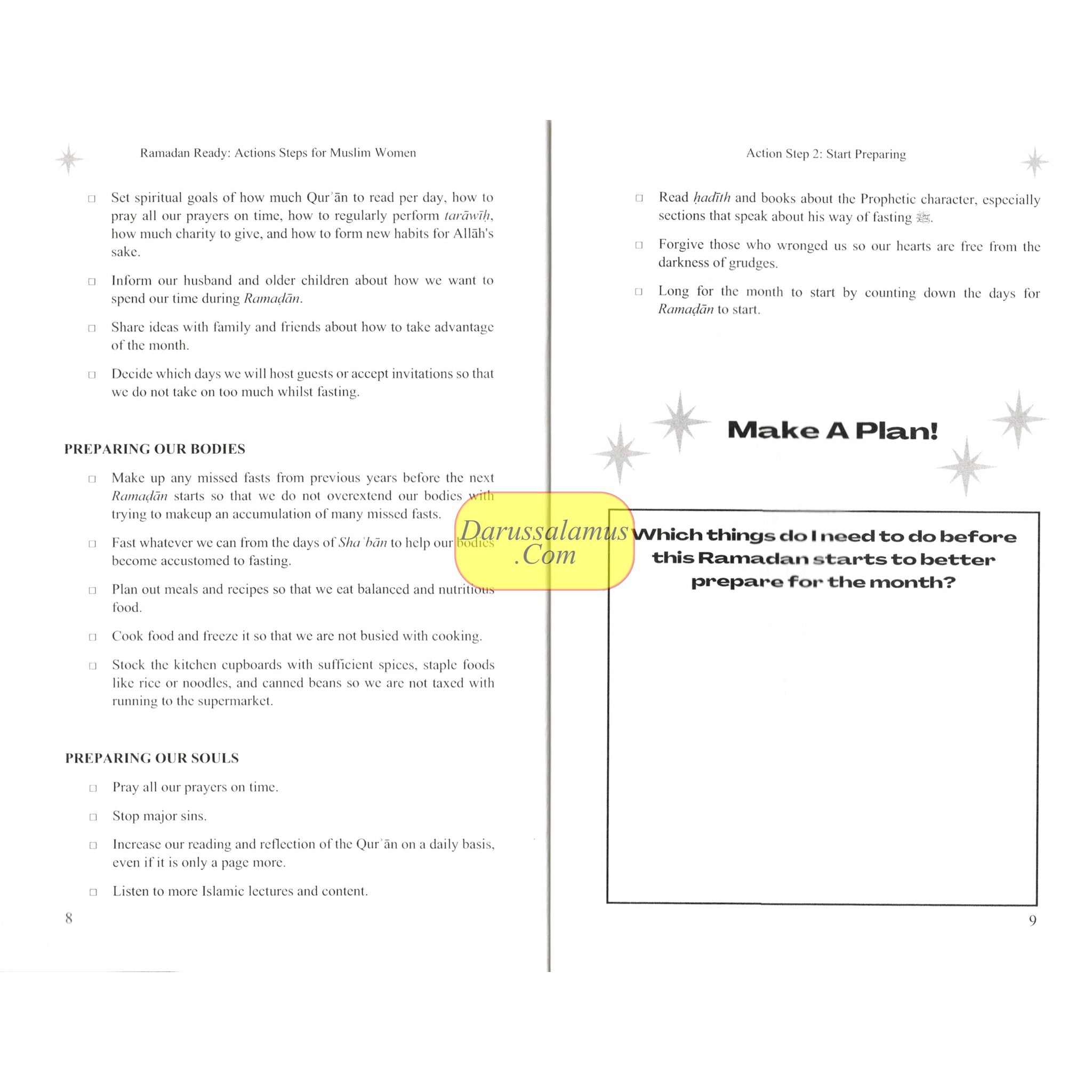 Ramadan Ready: Action Steps for Muslim Women、mySite、topwebapps