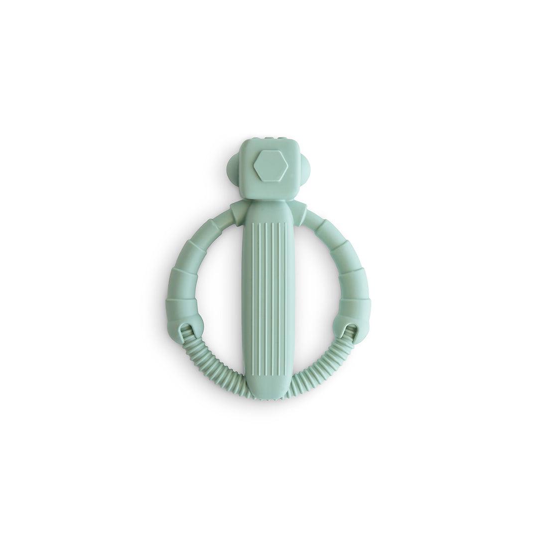  Mushie Robot Rattle Teether - Cambridge Blue、mySite、merchandisen