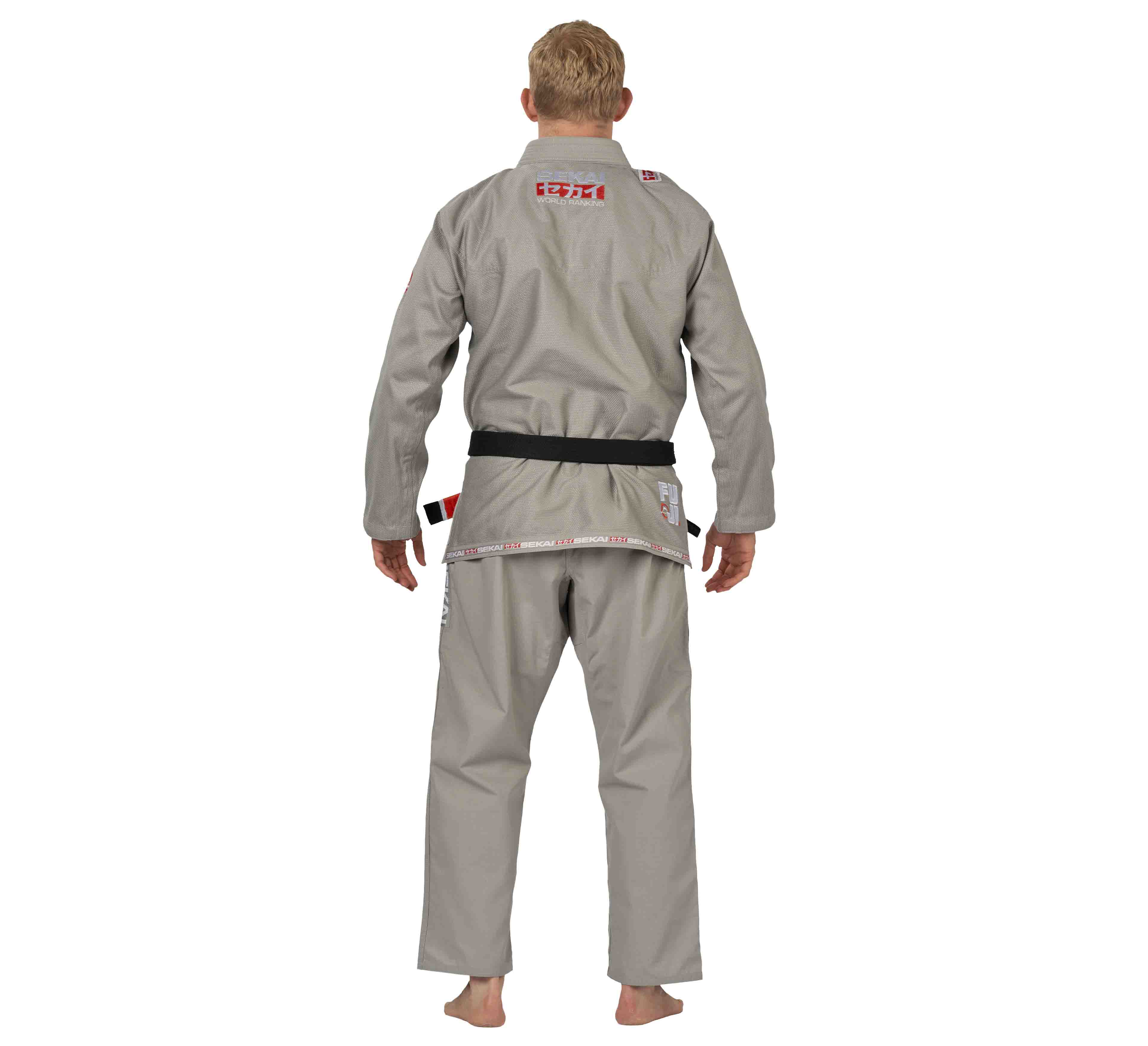Sekai 2.0 BJJ Gi Grey/Red、mySite、gigharbornorthrealestate