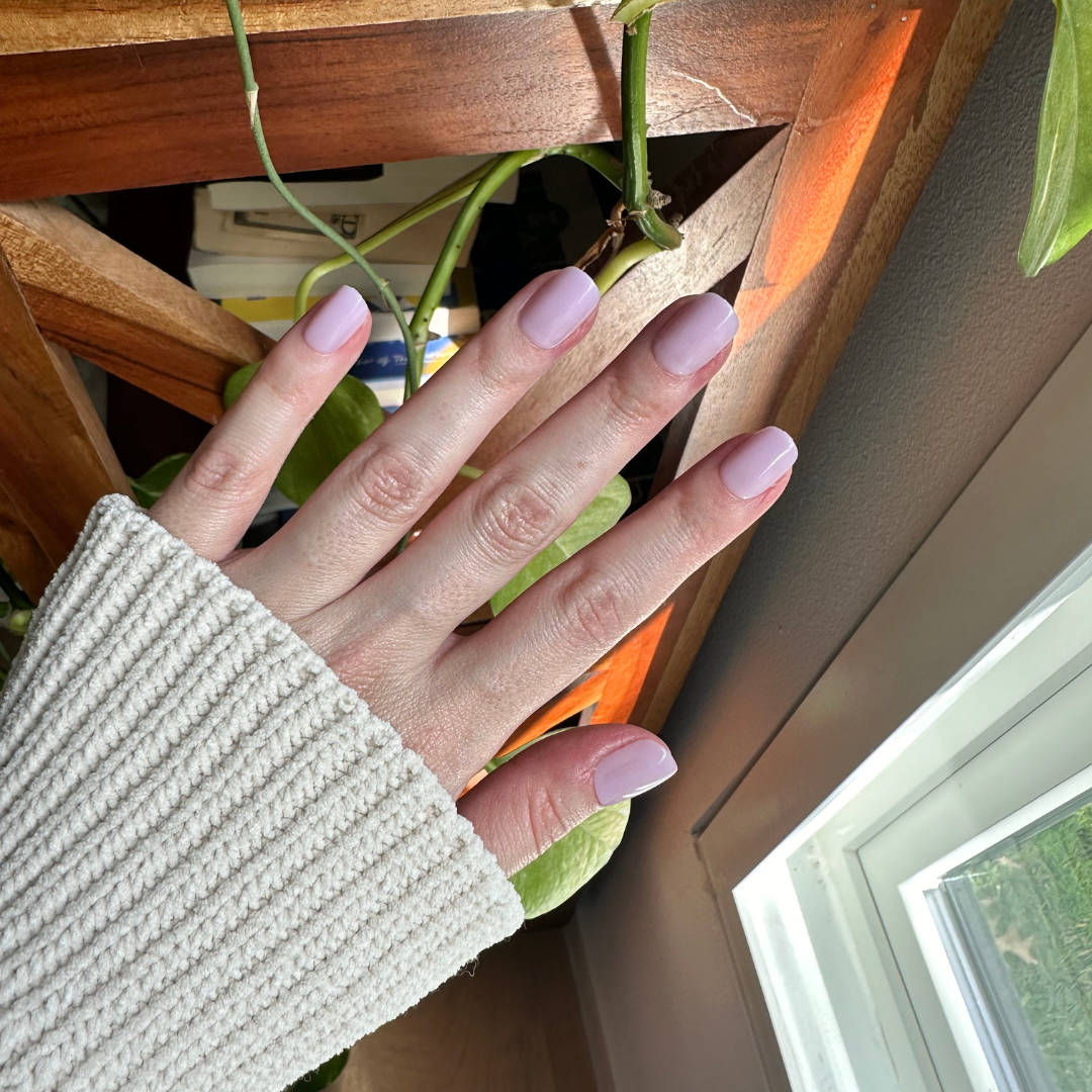 Lavender Stems - Press-On | Extra Short | Squoval、mySite、solidvoid