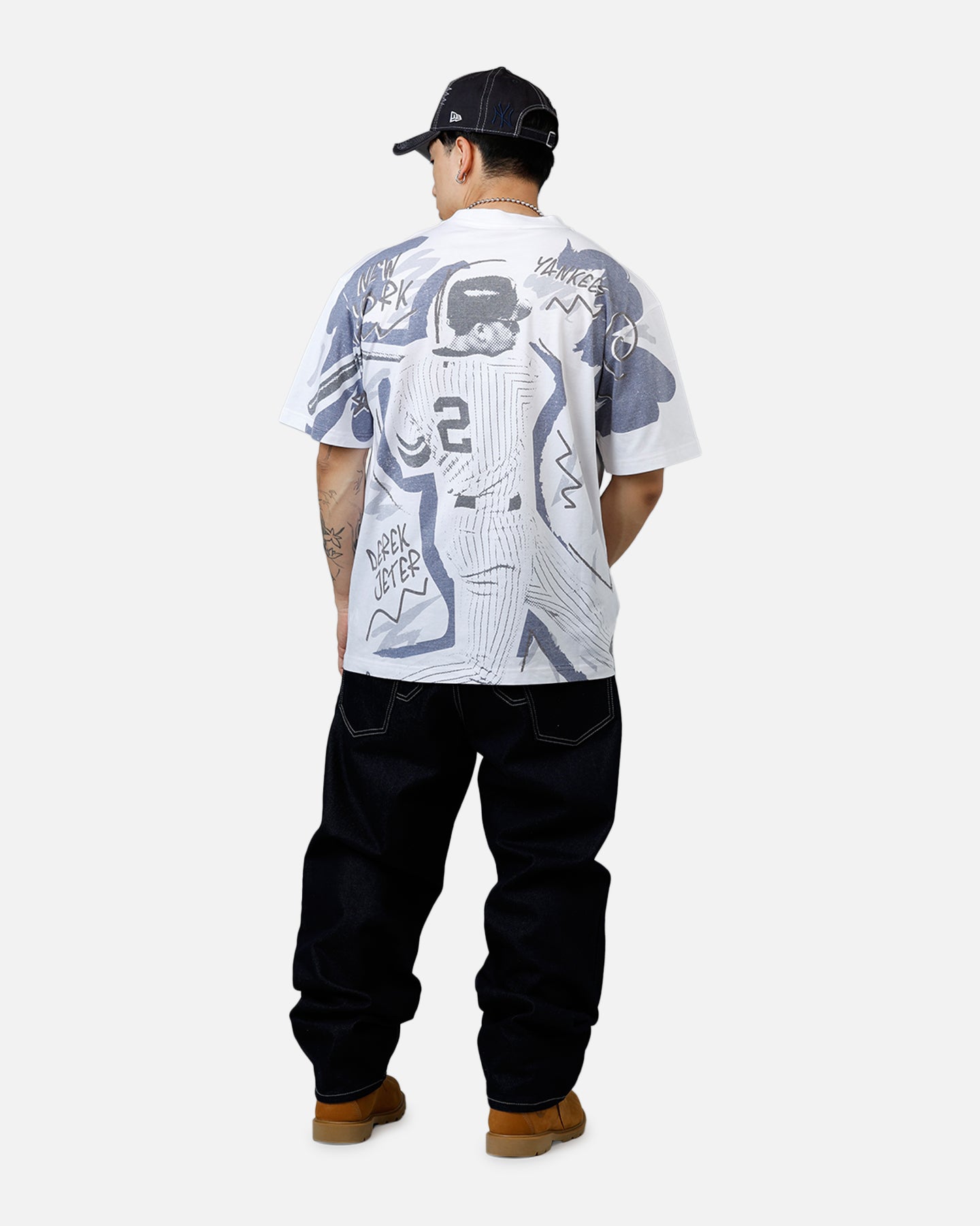 Mitchell & Ness Derek Jeter Showstopper T-Shirt Navy、mySite、zt4zffjzw