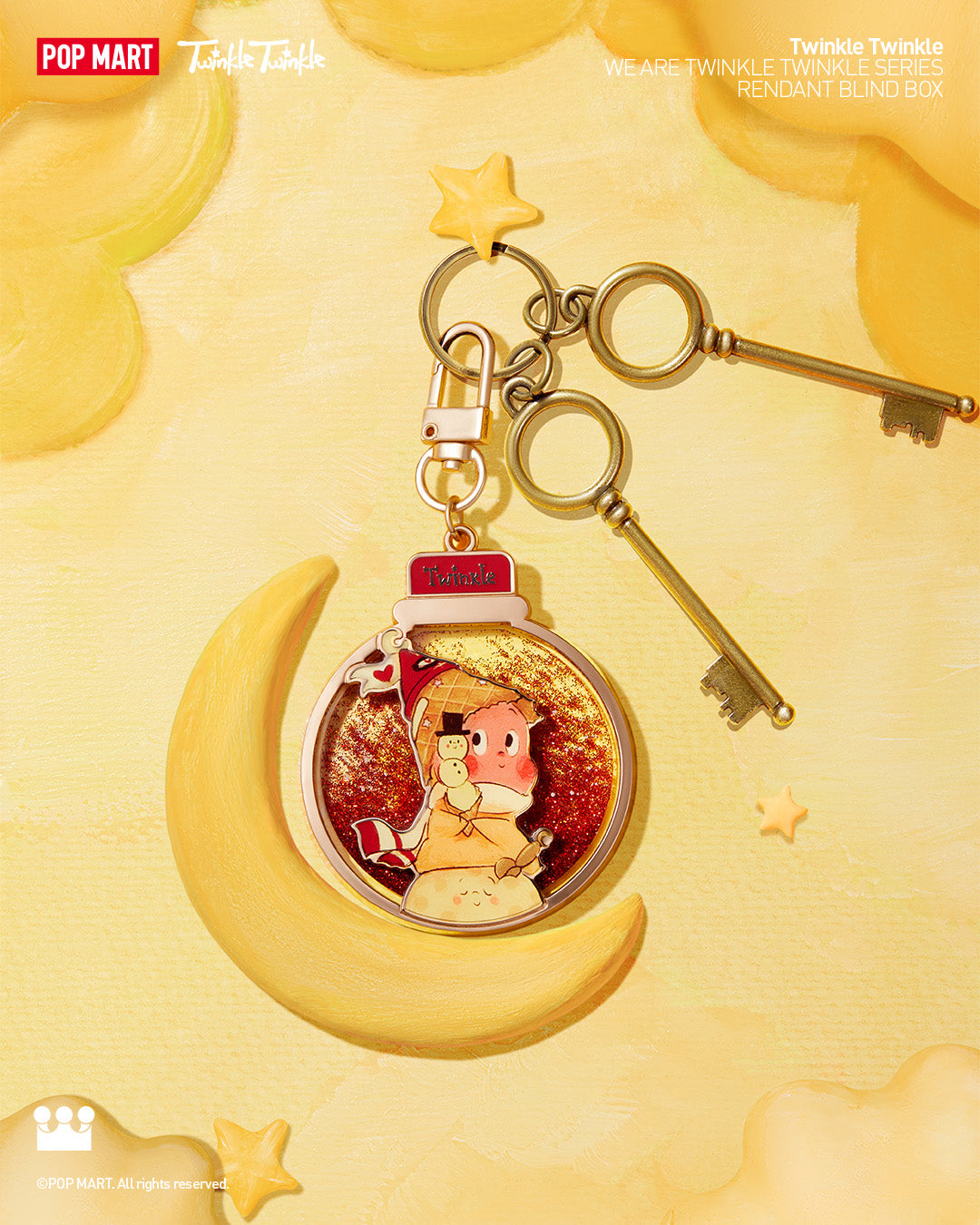  POP MART We are Twinkle Twinkle Series-Pendant Blind Box、mySite、greenlandpopulation