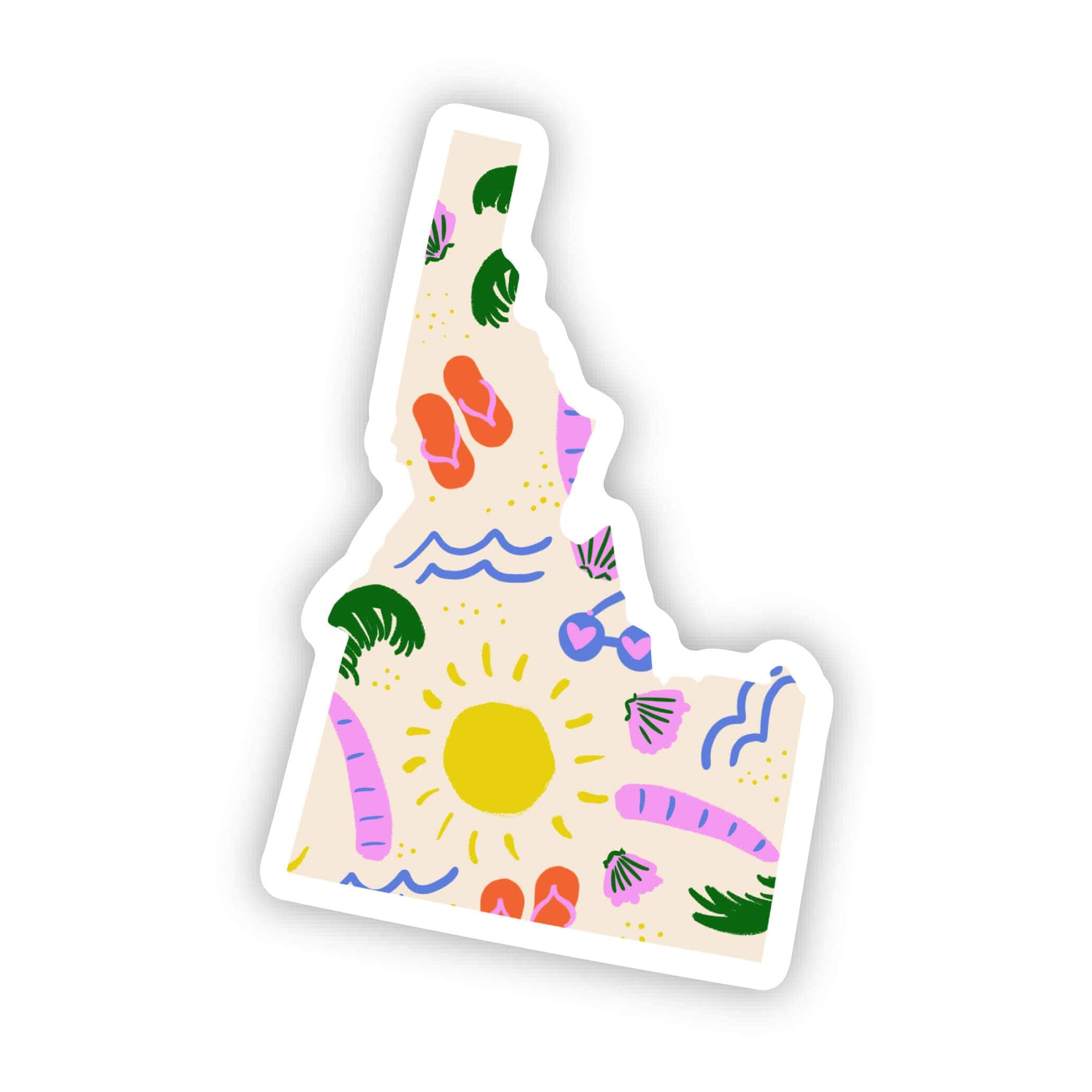  Idaho Sticker - Beach、mySite、elrpsem3k