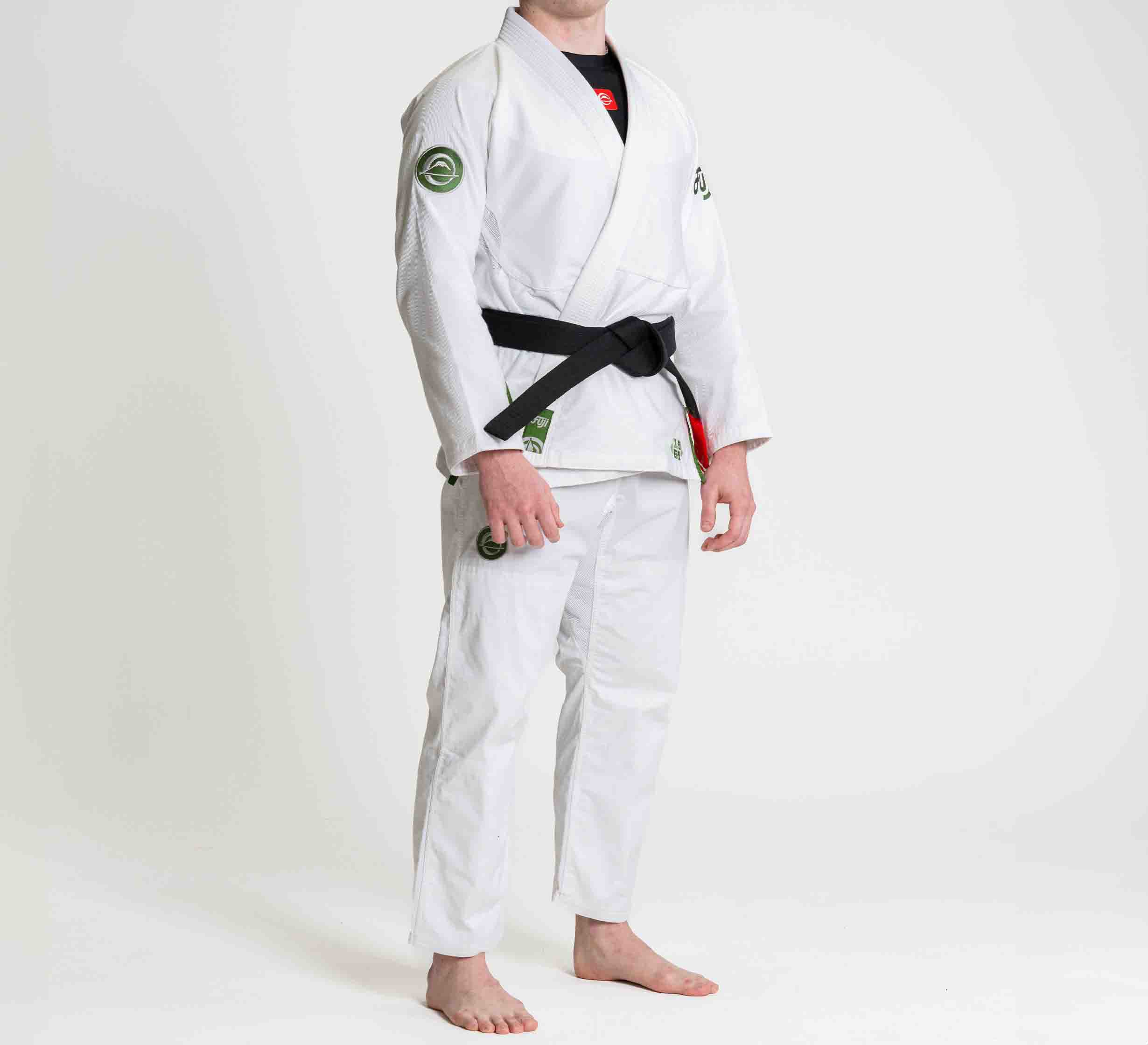 Flow-Tech BJJ Gi White/Green、mySite、gigharbornorthrealestate