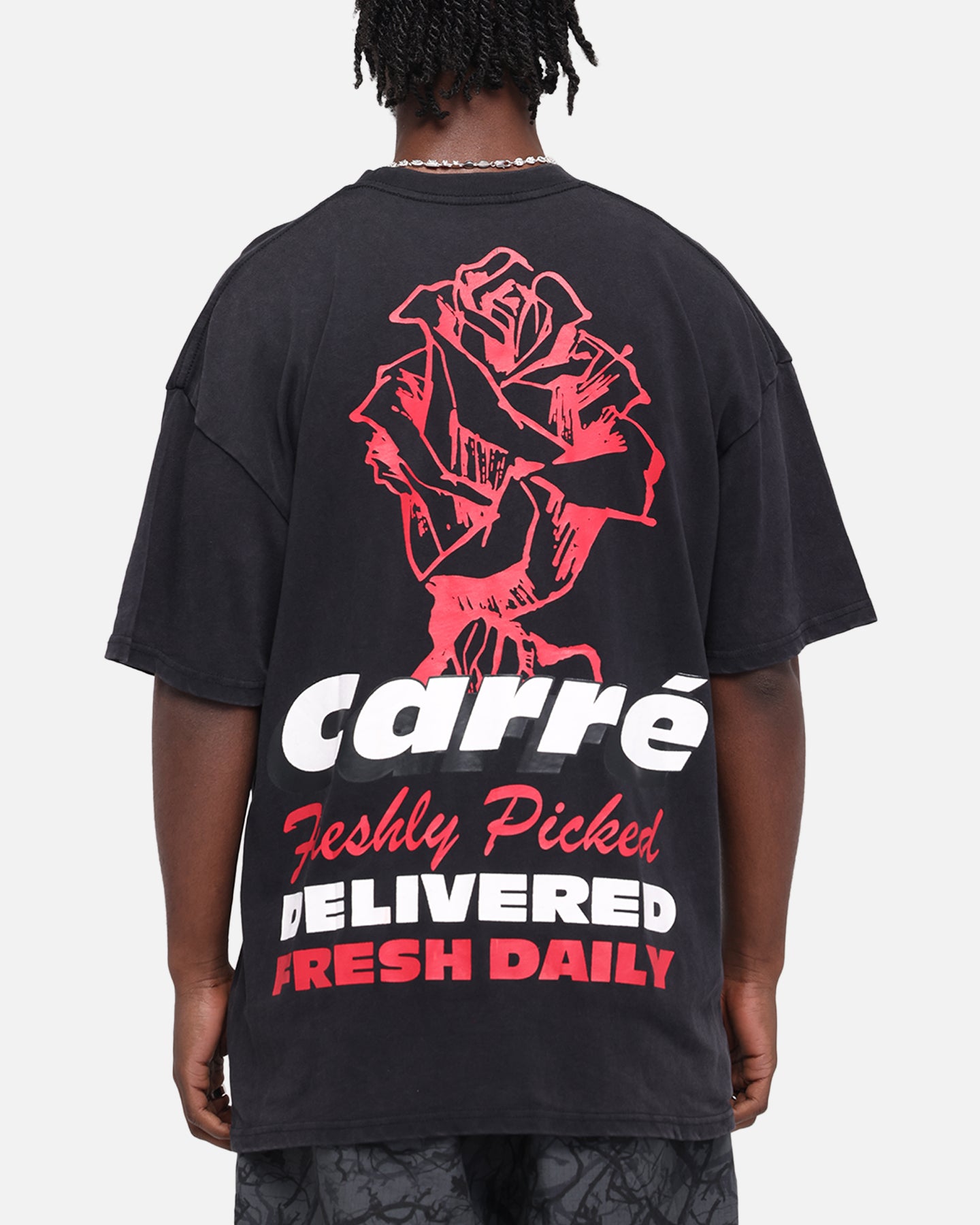 Carre Freshly Picked T-Shirt Black Acidwash、mySite、zt4zffjzw