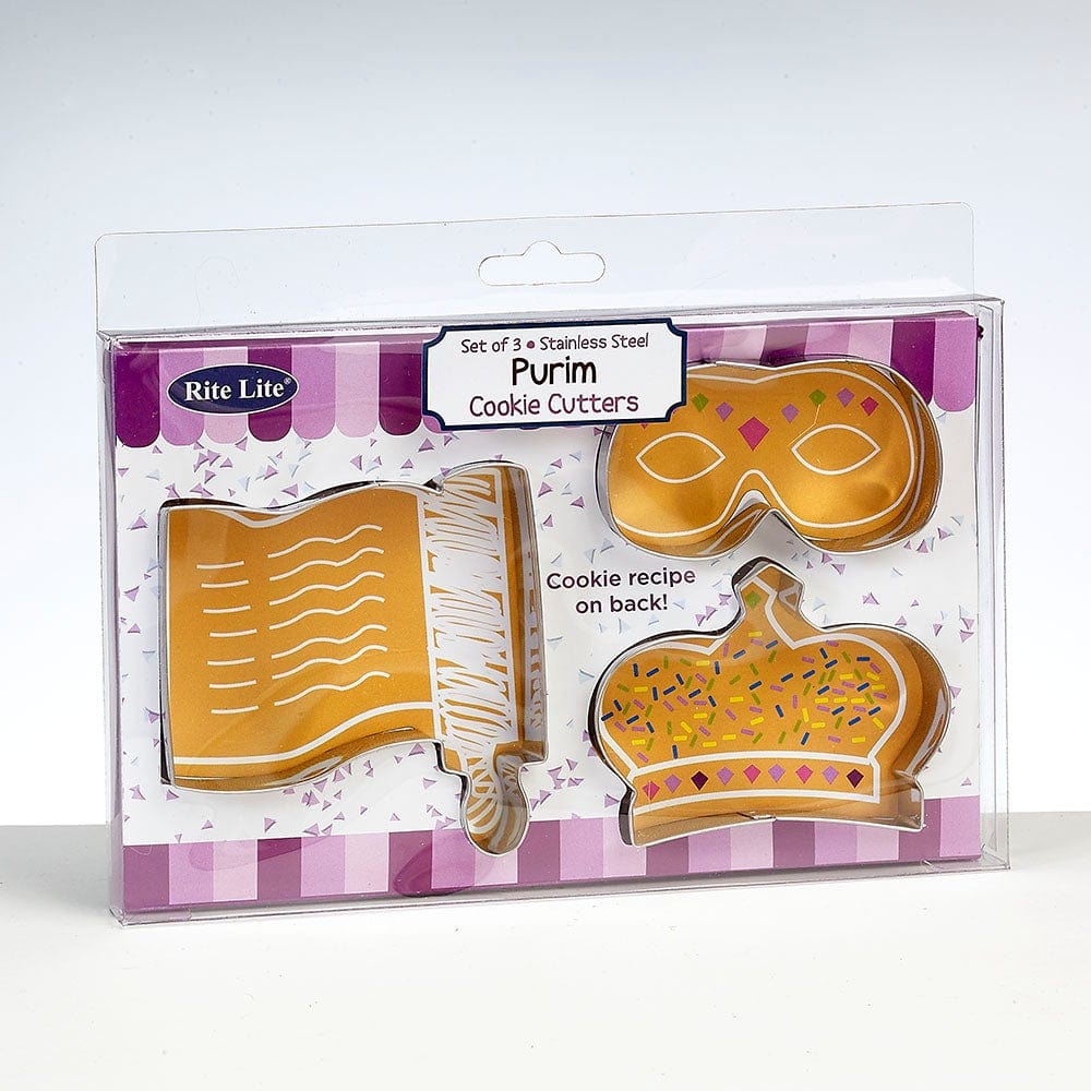 Purim Metal Cookie Cutters - 3 Shapes、mySite、topwebapps