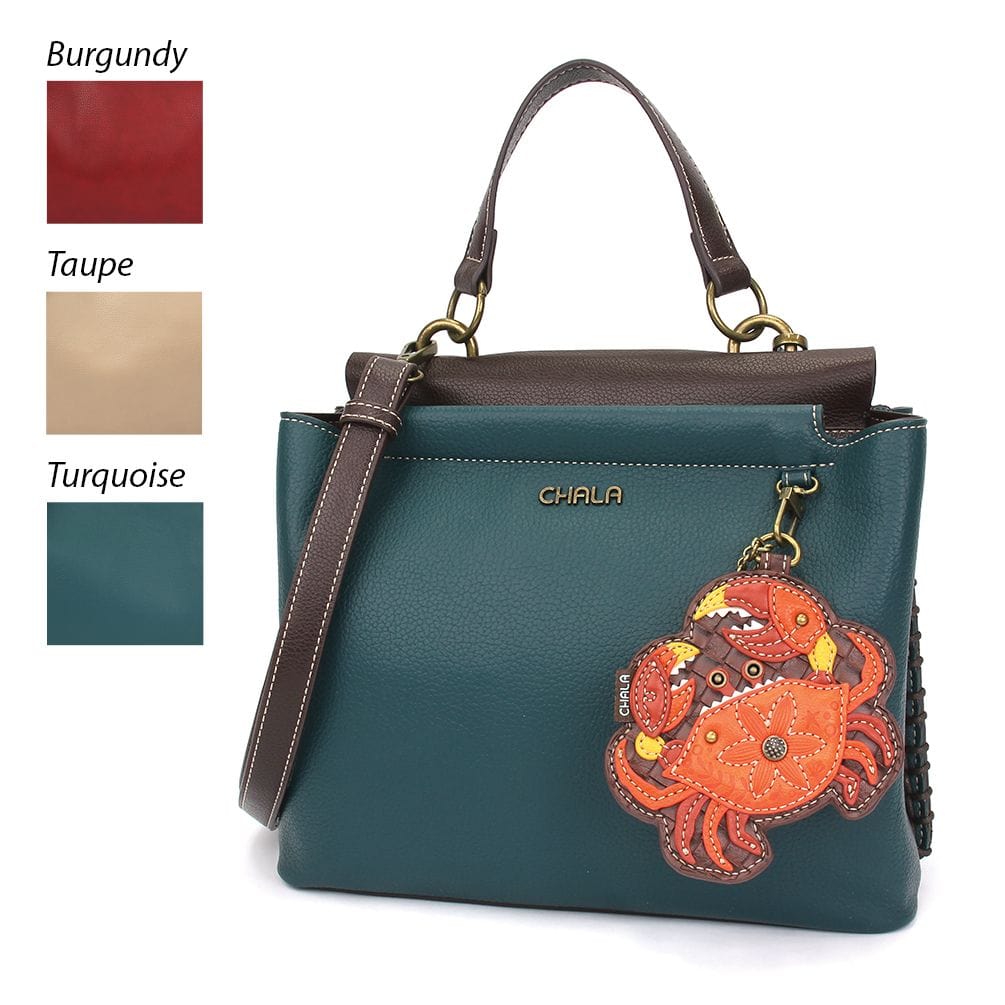 Charming Satchel by Chala, Your Choice of Key Chain! VEGAN、mySite、g9winljtr
