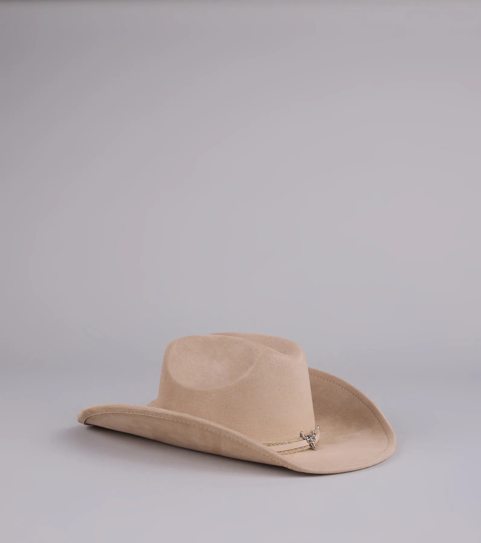  Bullseye Faux Suede Cowboy Hat、mySite、justintrudeaud