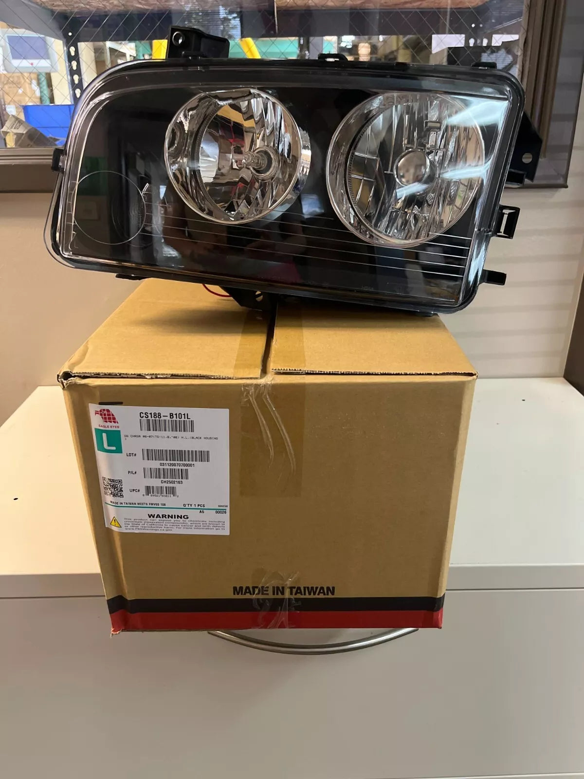 NEW Eagle Eye 2006-2007 Dodge Charger Driver Side Headlight - CS188-B101L、mySite、nflplayoffbracketp