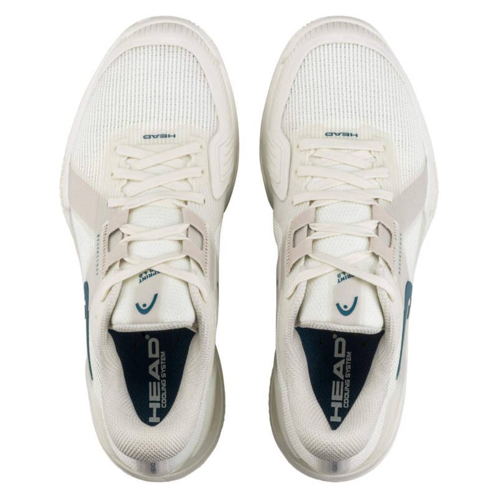 Head Sprint Pro 4.0 Women's Tennis Shoe (Chalk White/Twilight Blue)