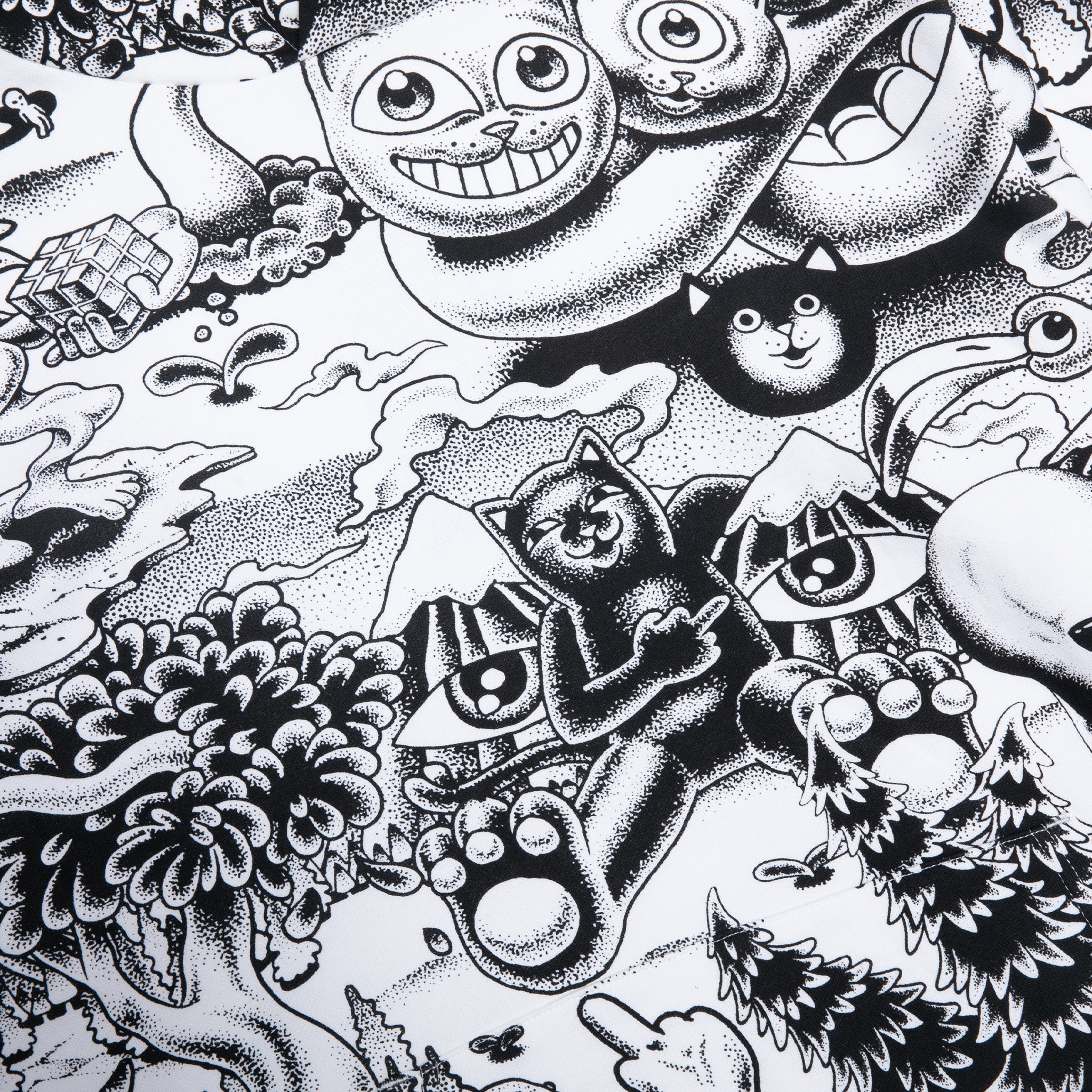  Dark Twisted Fantasy Hoodie (Black/White)、mySite、merchandisen