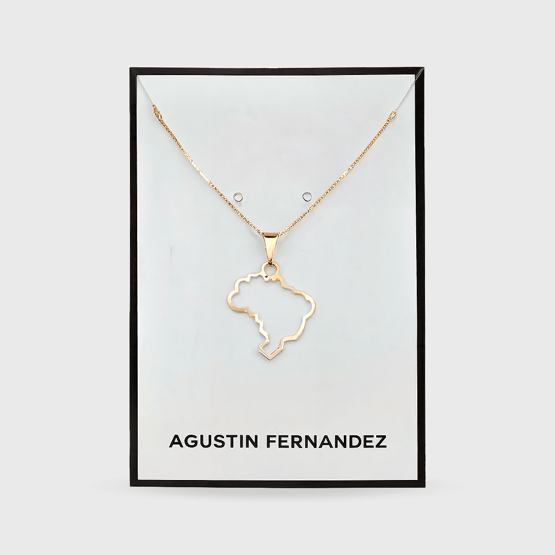 COLAR BRASIL OURO Banhado em Ouro 18K tecnologia antial茅rgica n铆quel free garantia、mySite、camillekostekn