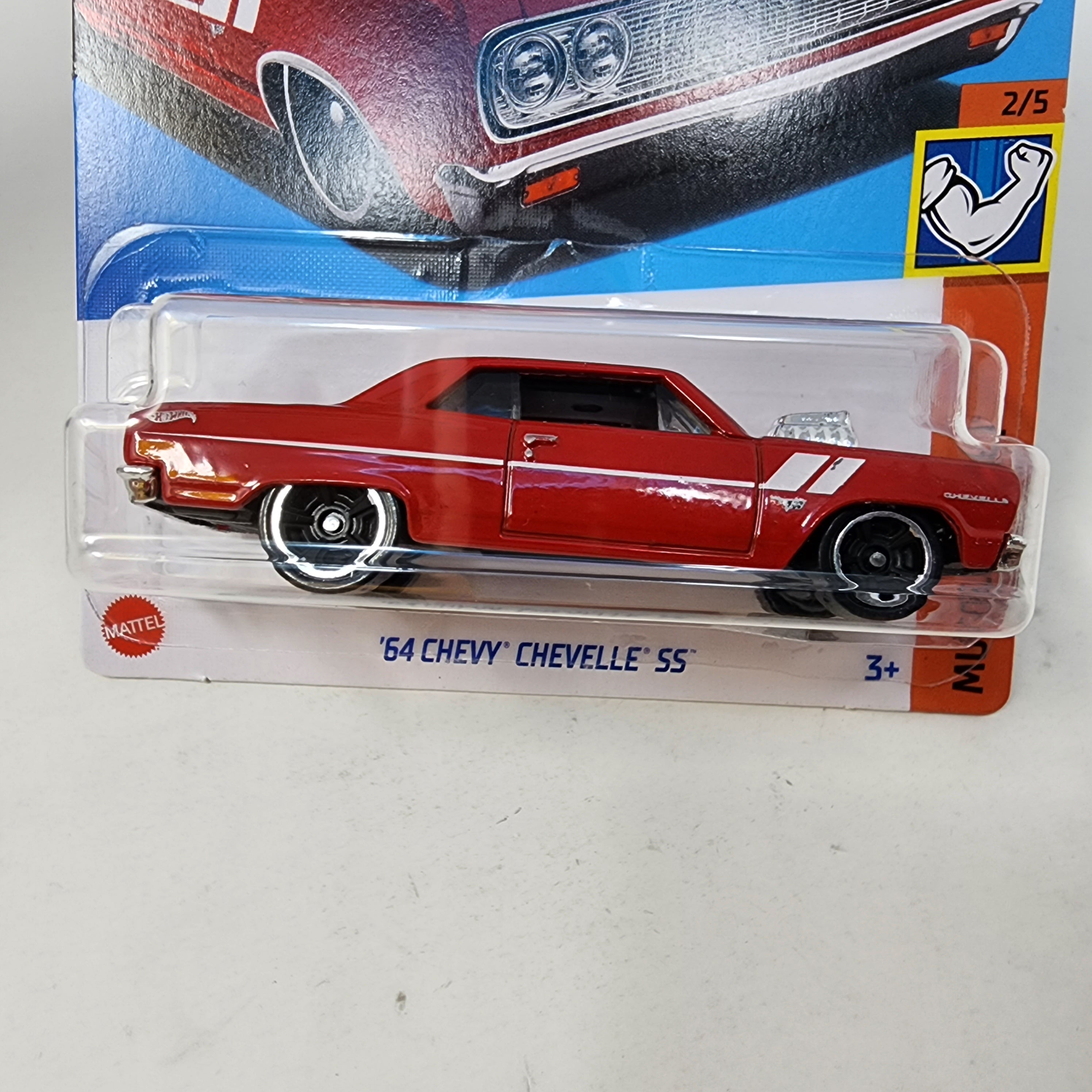 '64 Chevy Chevelle SS #157 * RED * 2024 Hot Wheels、mySite、hgirdovlk
