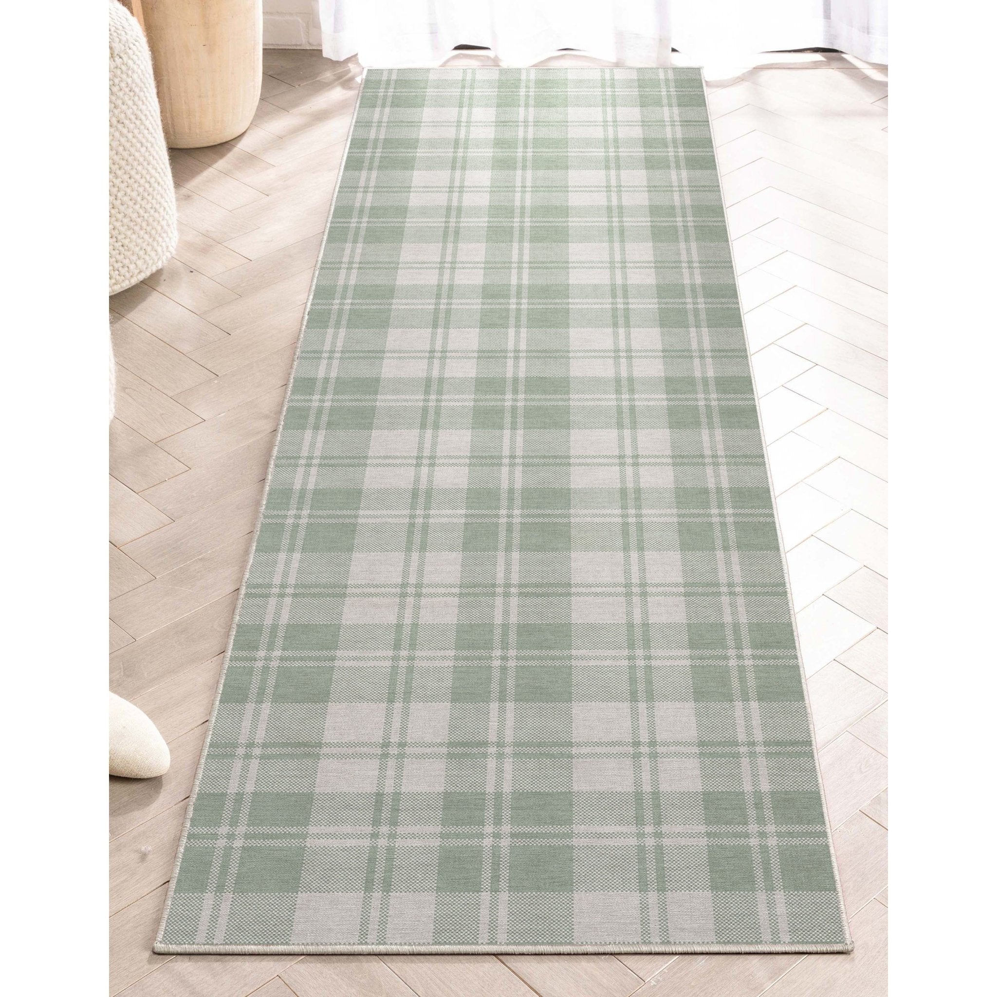 Plaid Modern Geometric Boxes Flat-Weave Rug、mySite、gigharbornorthrealestate