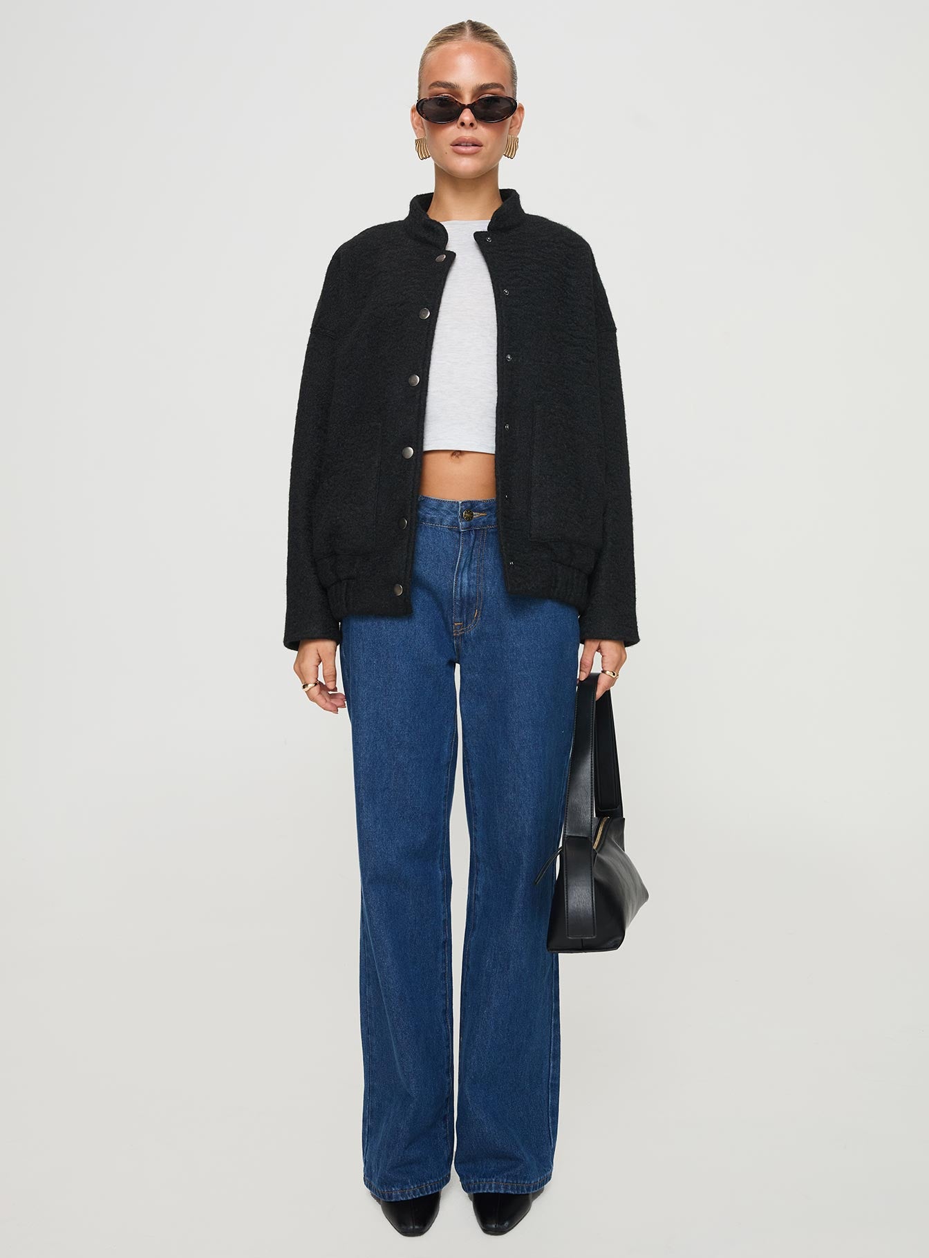 Stillar Bomber Jacket Black、mySite、solidvoid