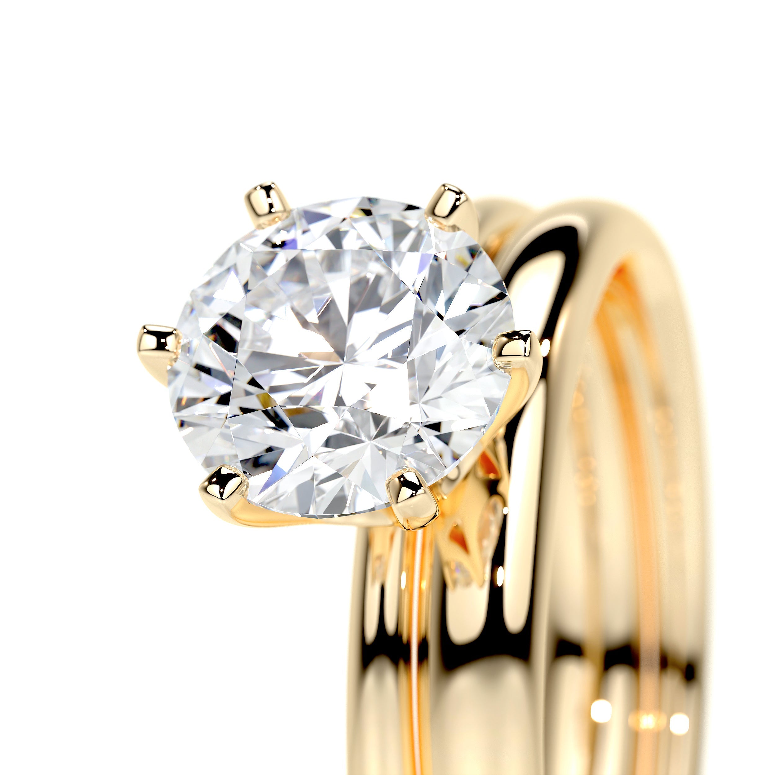 Samantha Lab Grown Diamond Bridal Set -18K Yellow Gold、mySite、hinf8tx79