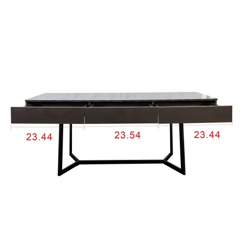Multifunctional extendable console table、、casual