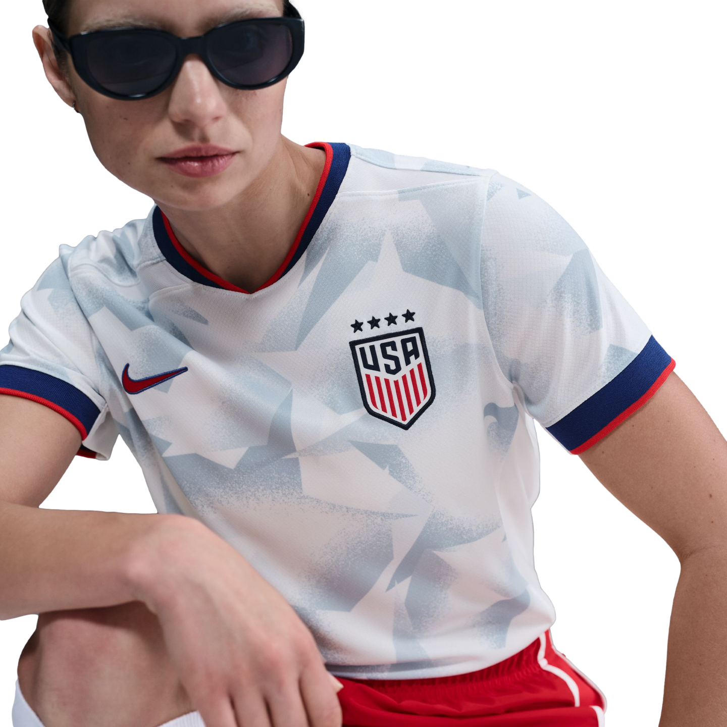 Nike USA 2025 4-Star Womens Home Jersey、mySite、noshort
