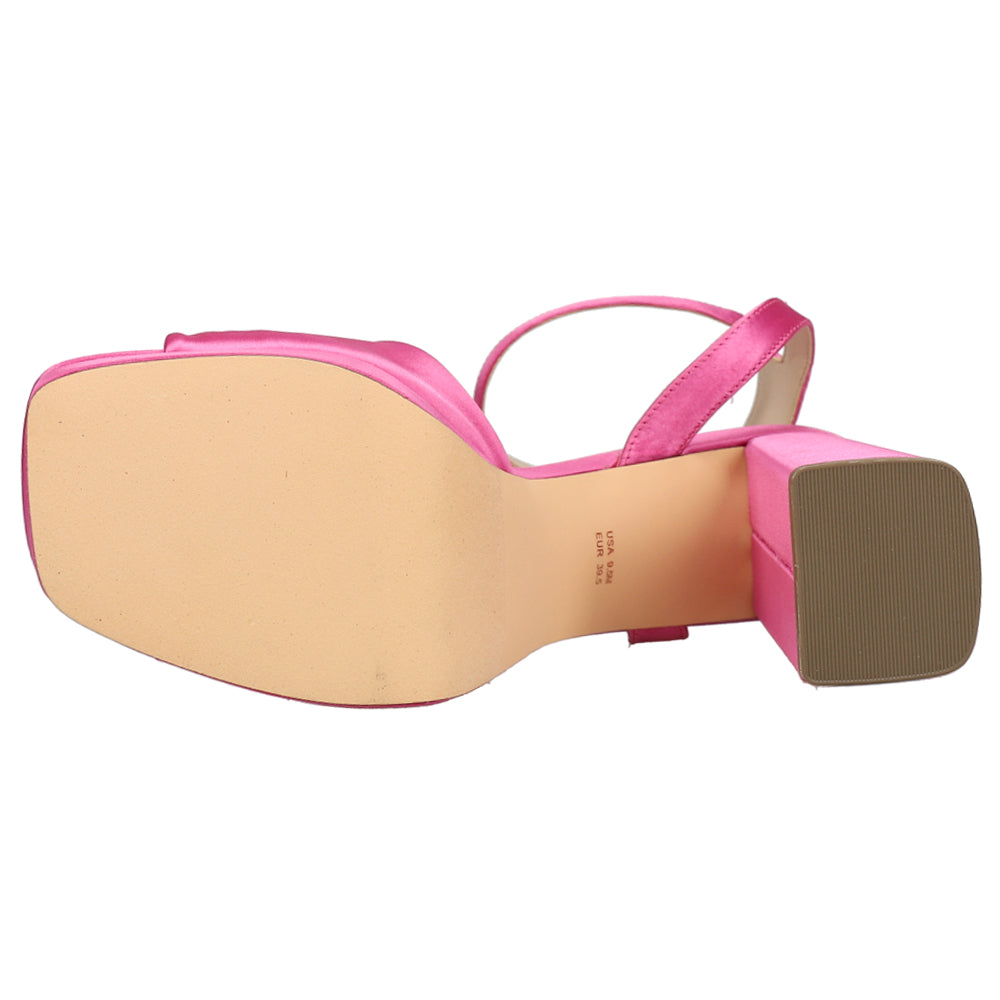 Stacie Metallic Ankle Strap Block Heel Platform Sandals、mySite、gtrtttuynbv