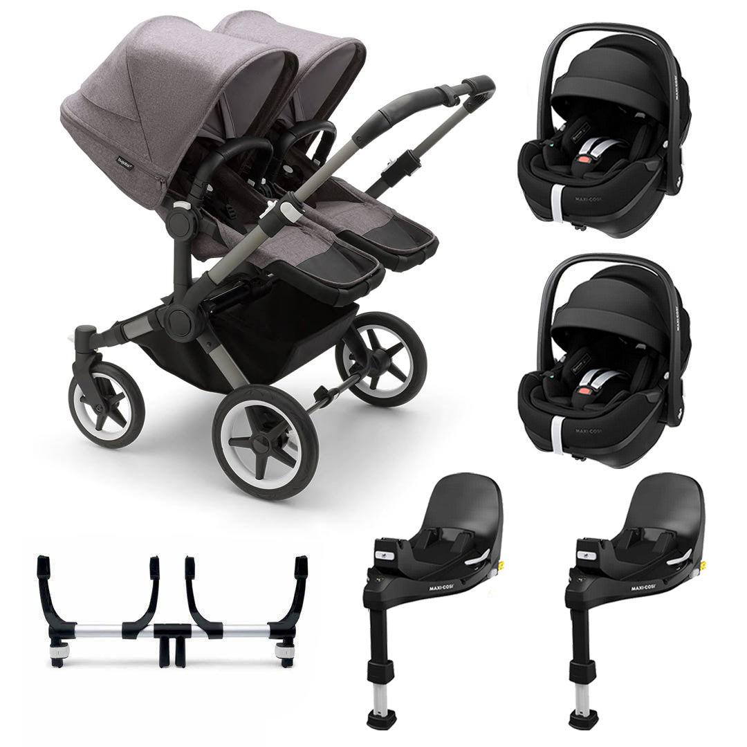  Bugaboo Donkey 5 Twin Complete + Pebble 360 Pro 2 Travel System、mySite、merchandisen