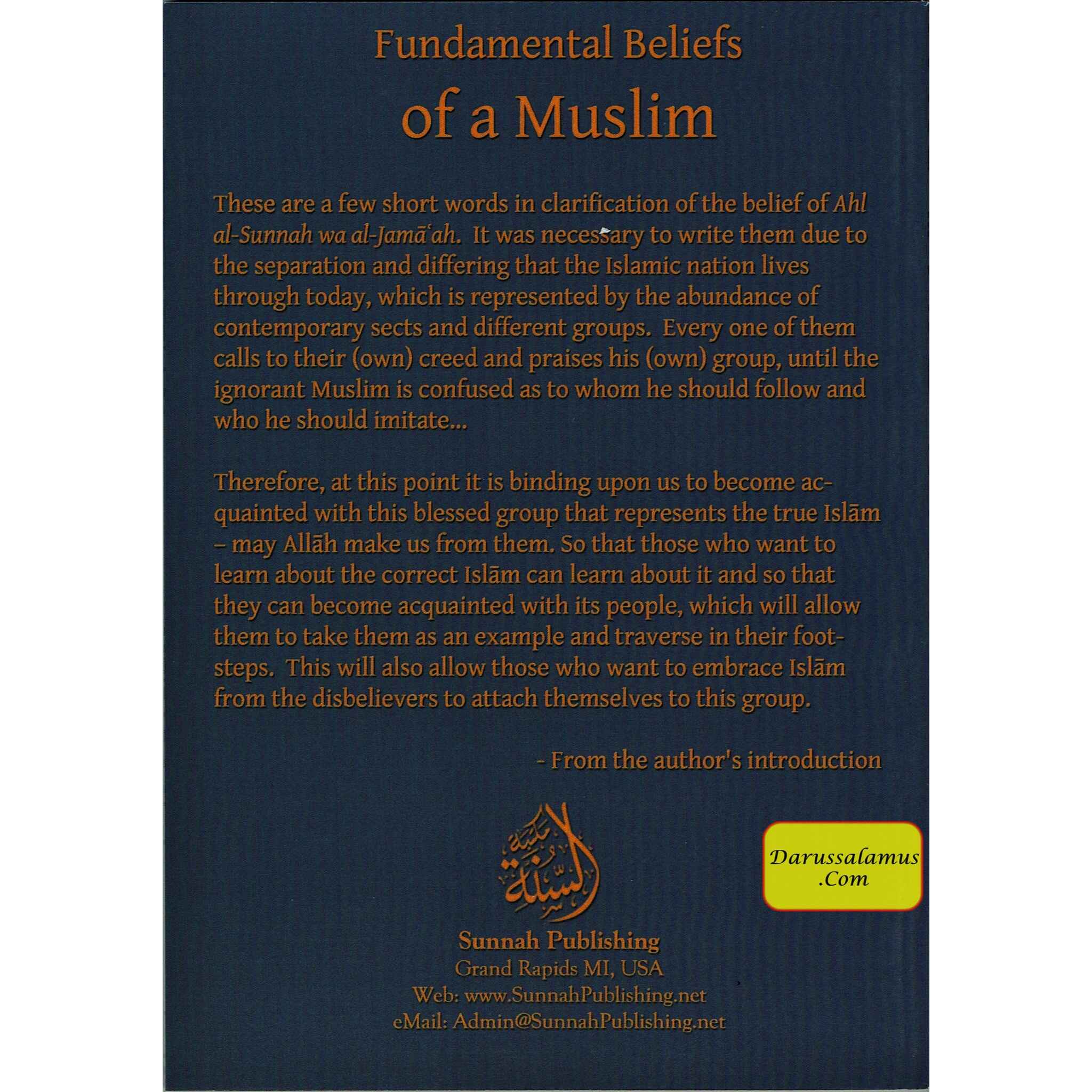 Fundamental Beliefs of a Muslim By Shaykh Saleh Fawzaan、mySite、topwebapps