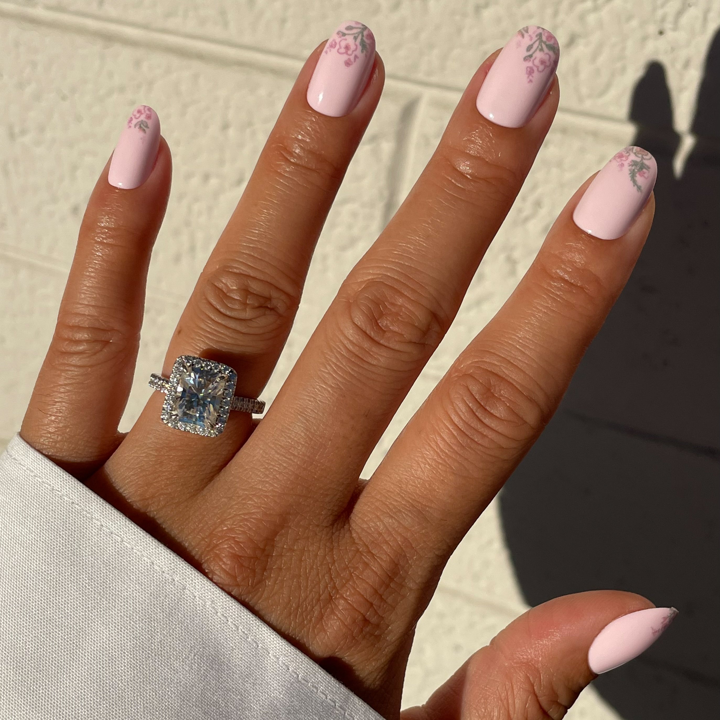 Faded Florals - Press-On | Short | Round、mySite、solidvoid