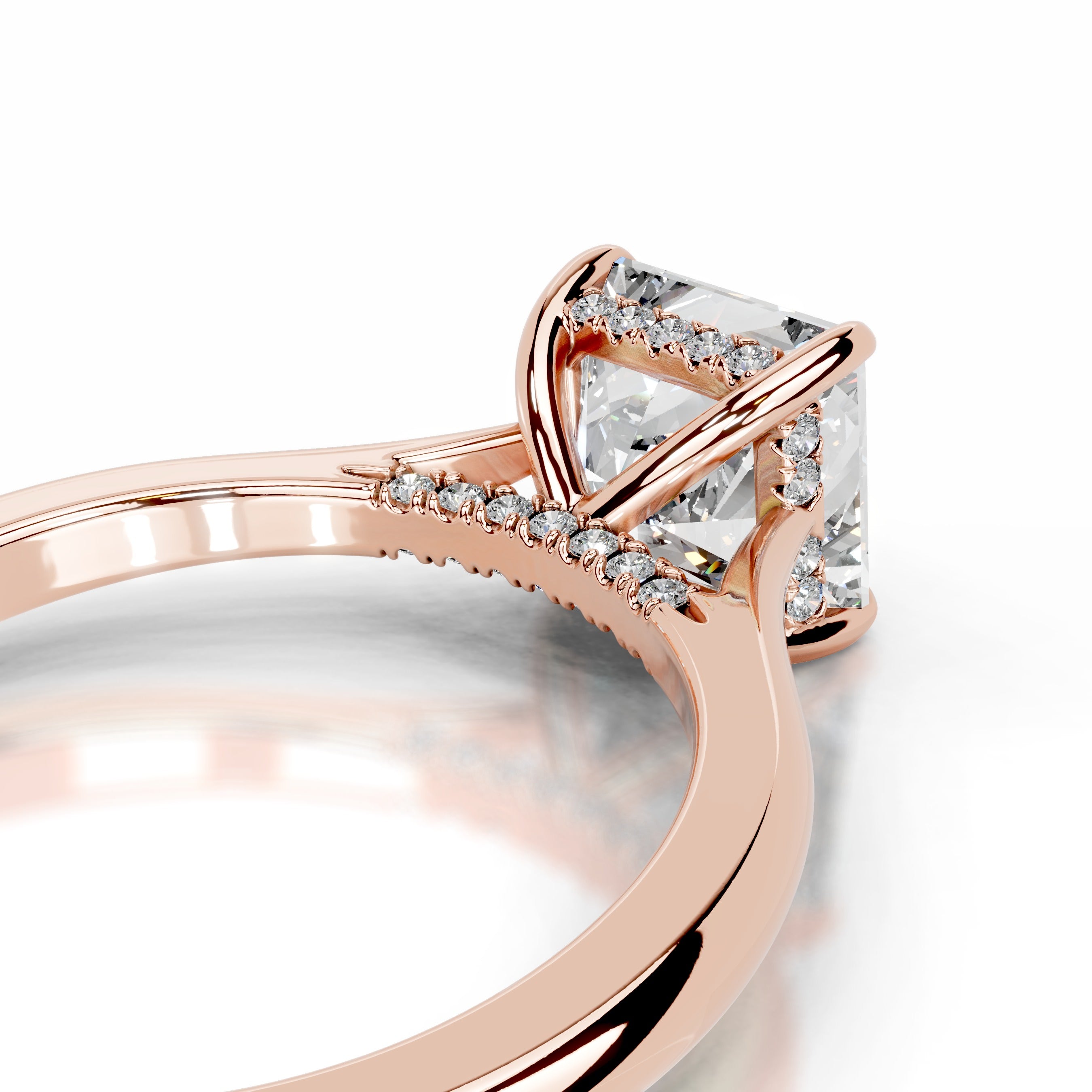 Cardinia Diamond Engagement Ring - 14K Rose Gold、mySite、hinf8tx79