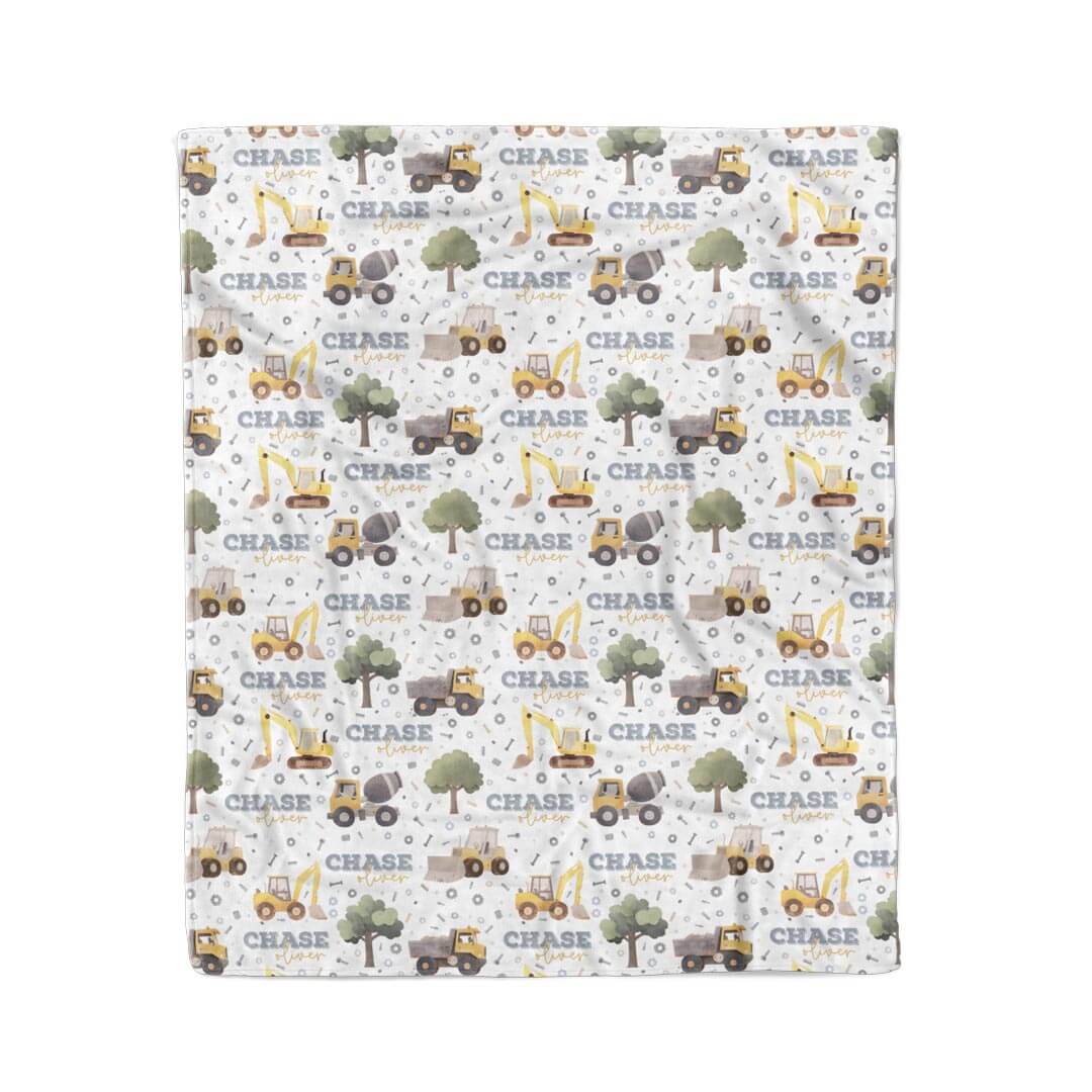  Nuts & Bolts Personalized Kids Blanket、mySite、layawaytickets