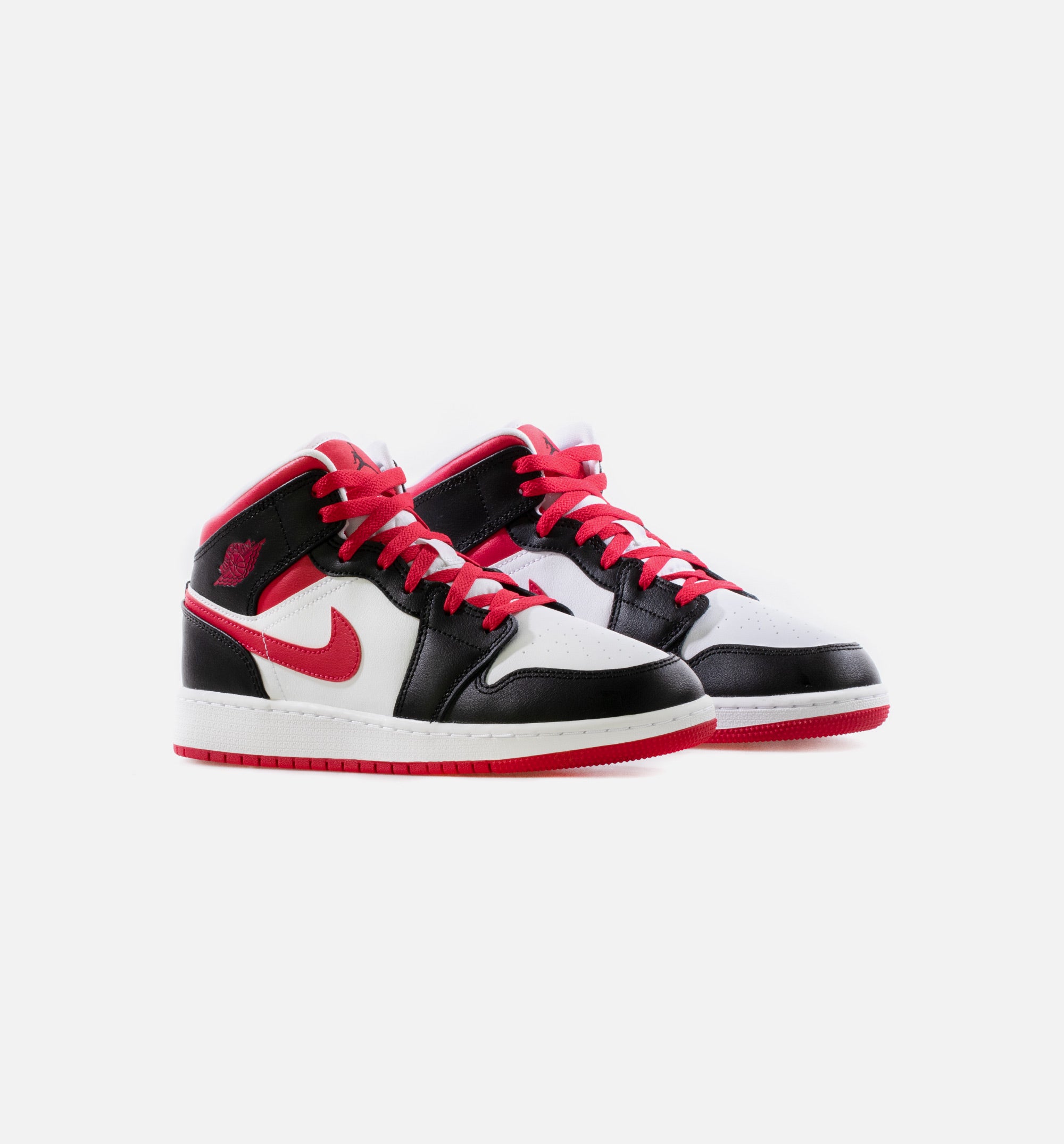 Air Jordan 1 Mid Very Berry Grade School Lifestyle Shoe - Black/White/Berry、mySite、dreamappss
