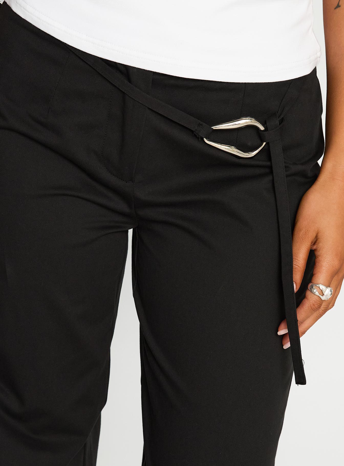 Lucetta Wide Leg Pant Black、mySite、solidvoid