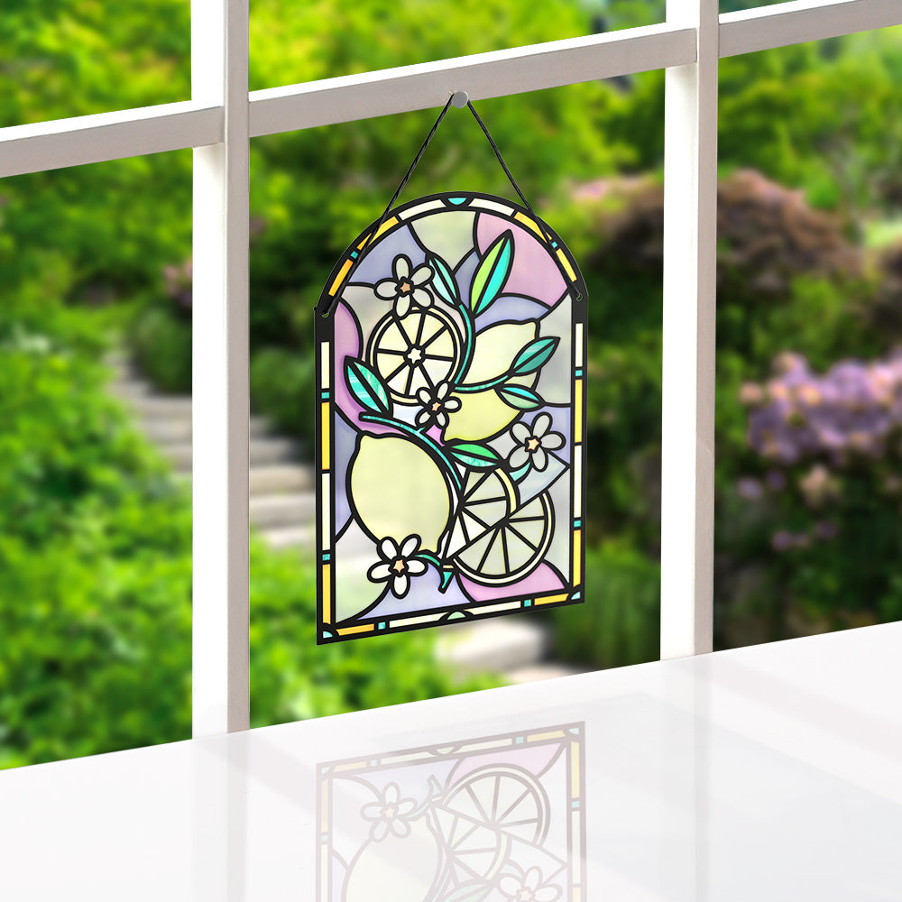 Zest Birthday Lemons Suncatcher Card、mySite、solidvoid