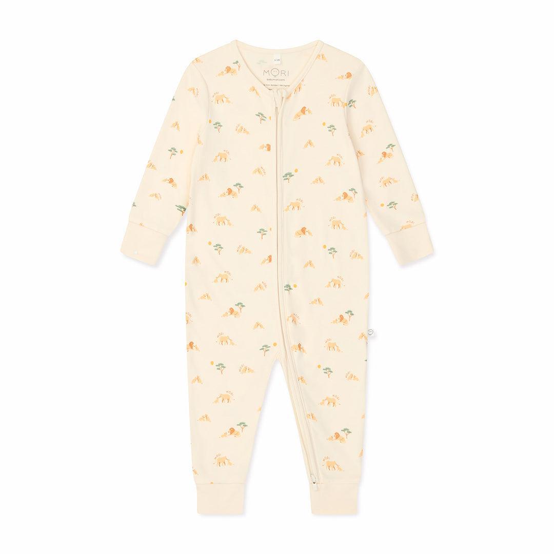  MORI Lion Two Way Zip-Up Sleepsuit - Lion Print、mySite、merchandisen