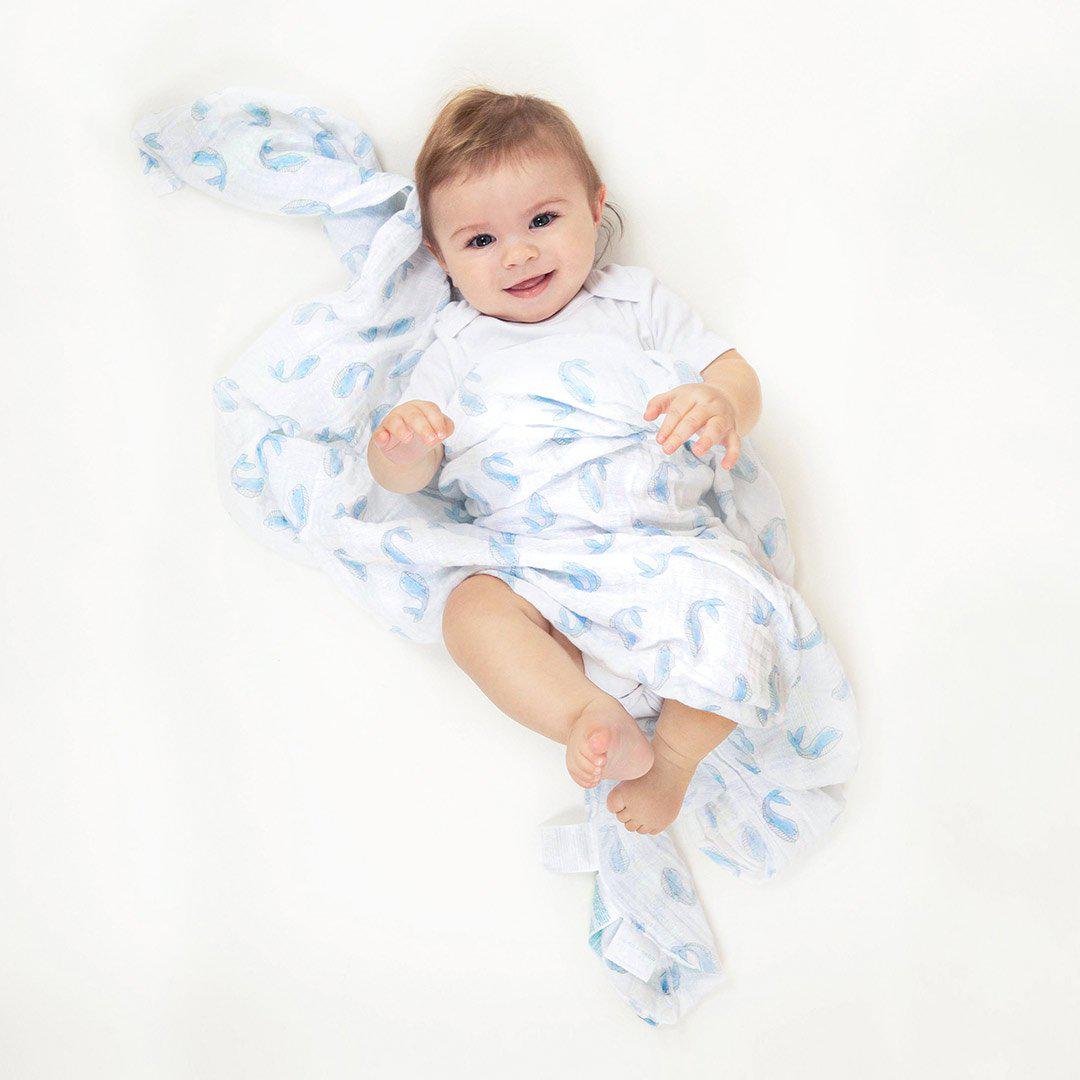  aden + anais Essentials Cotton Muslin Swaddle Blankets - Natural History - 4 Pack、mySite、merchandisen