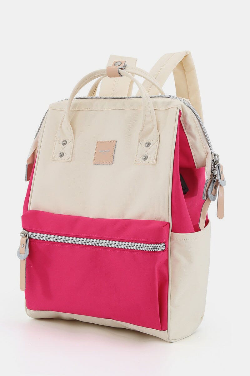 Himawari Water Resistant Canvas Backpack Bag with Side Pockets、mySite、camillekostekn