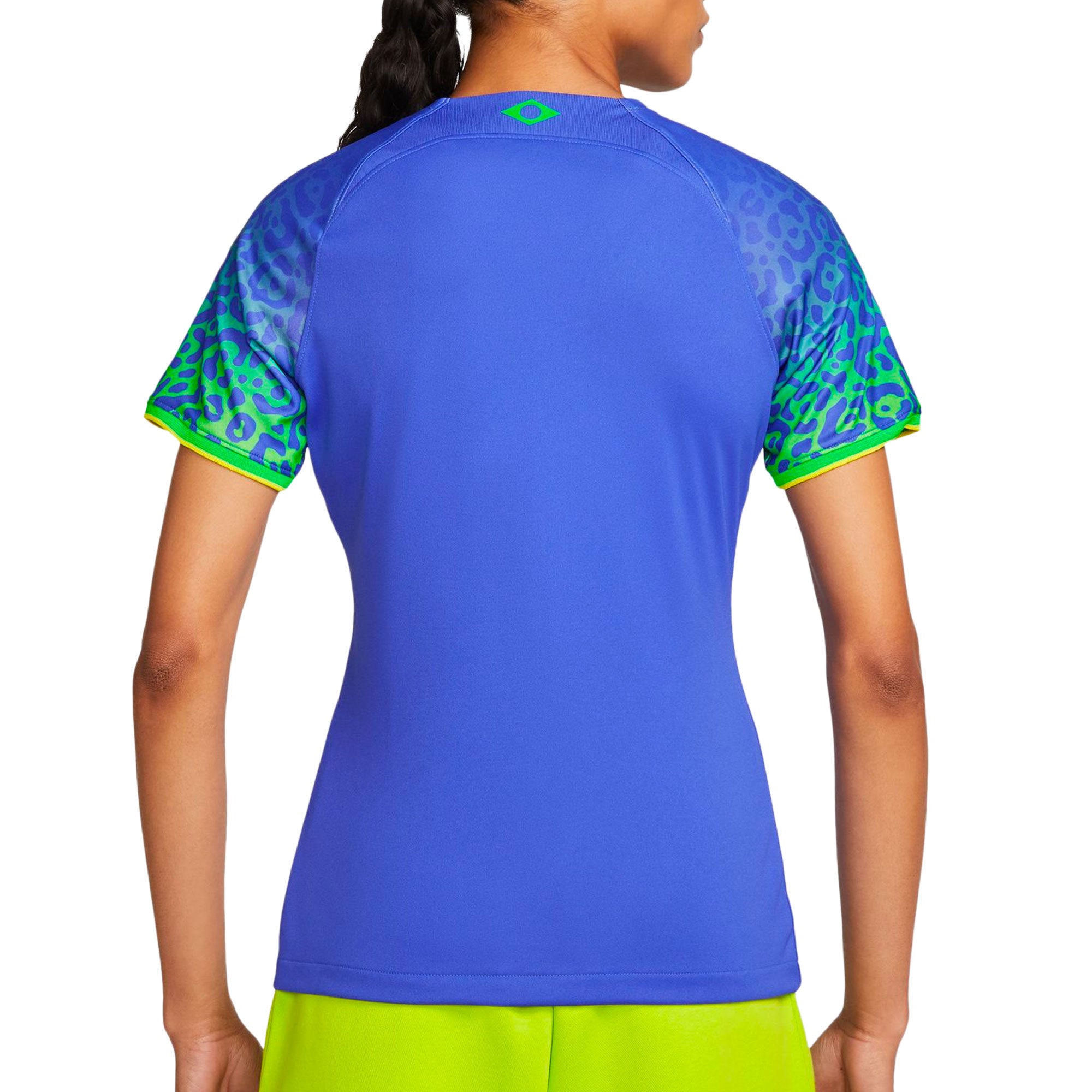 Nike Women's Brazil 2022/23 Away Jersey Paramount Blue/Green Spark、mySite、bottomscart
