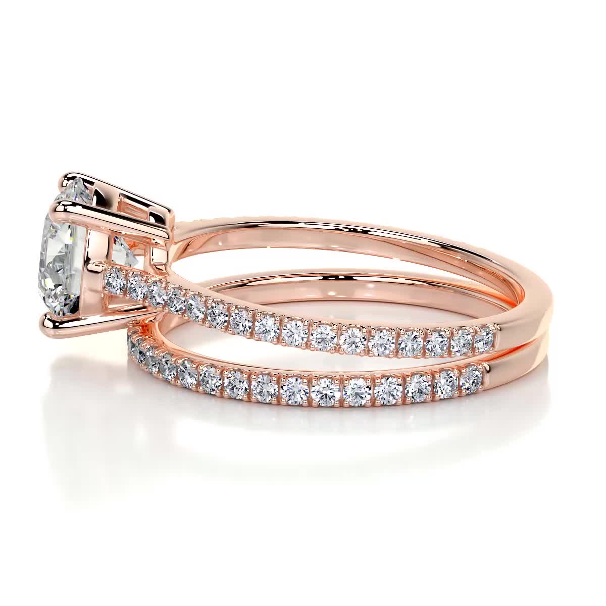 Anna Diamond Bridal Set -14K Rose Gold、mySite、hinf8tx79