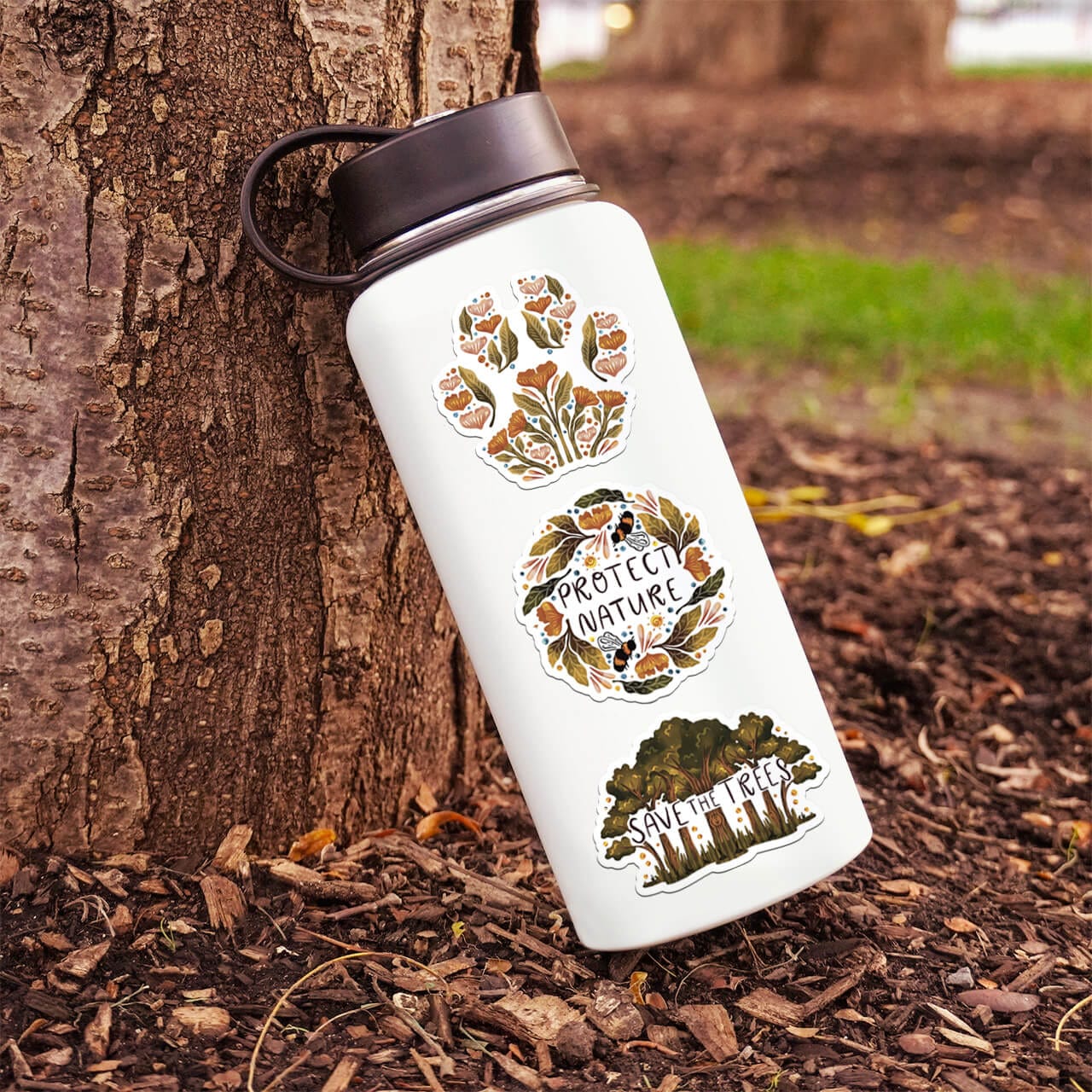  Tree Lover Nature Sticker 6 Pack、mySite、ghnorth