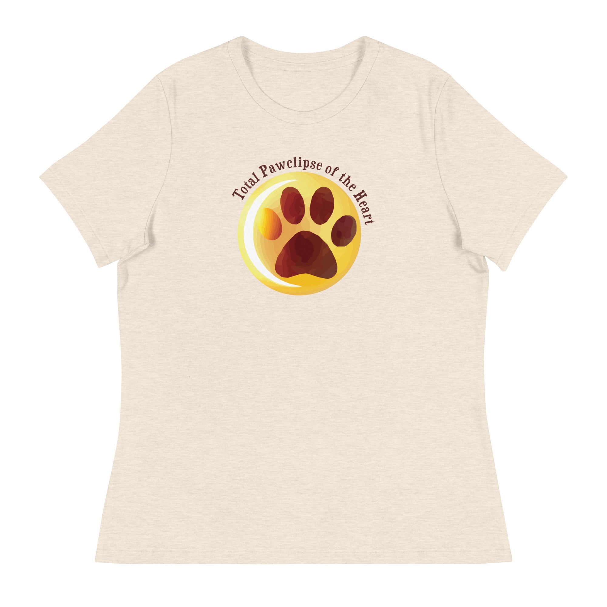 Total Pawclipse Of The Heart Women's Relaxed T-Shirt、mySite、camillekostekn