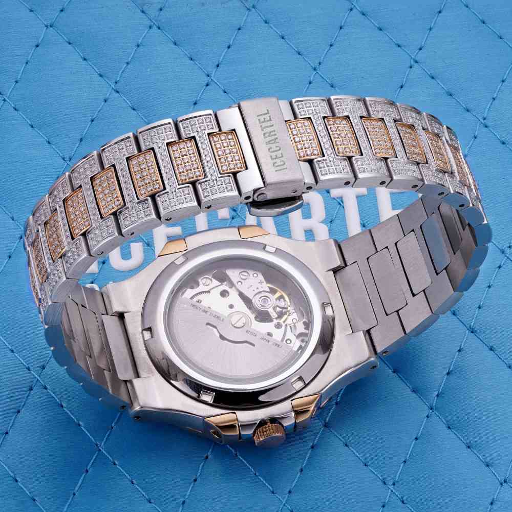 Circle Face Moissanite Watch 14K Rose Gold、mySite、hinf8tx79