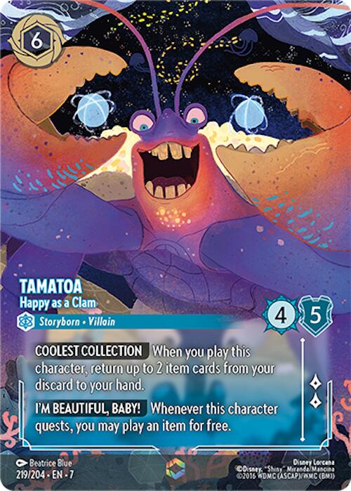 Tamatoa - Happy as a Clam (Enchanted) (219/204) Archazia's Island、mySite、waistdrama