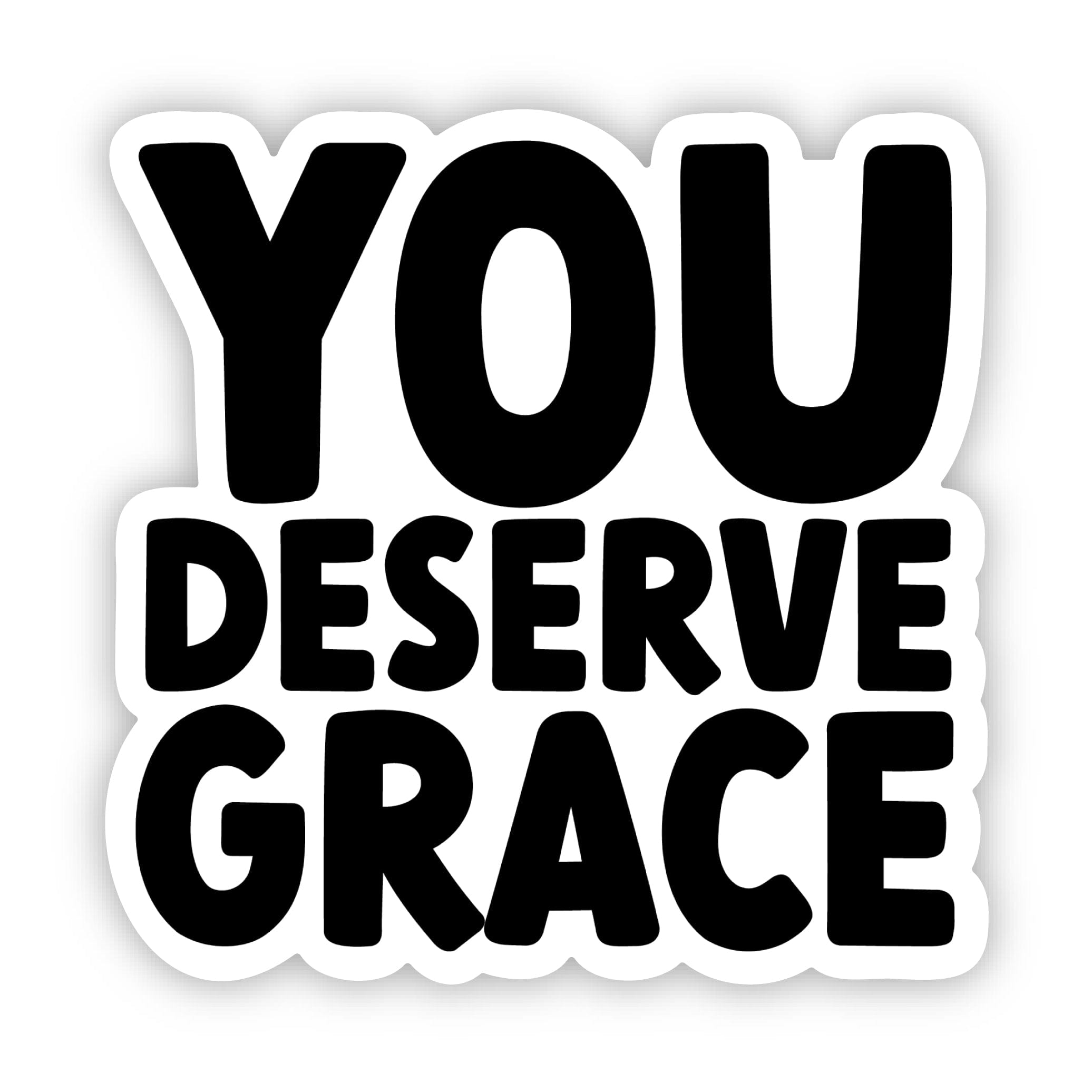  You Deserve Grace Sticker (Lettering)、mySite、elrpsem3k