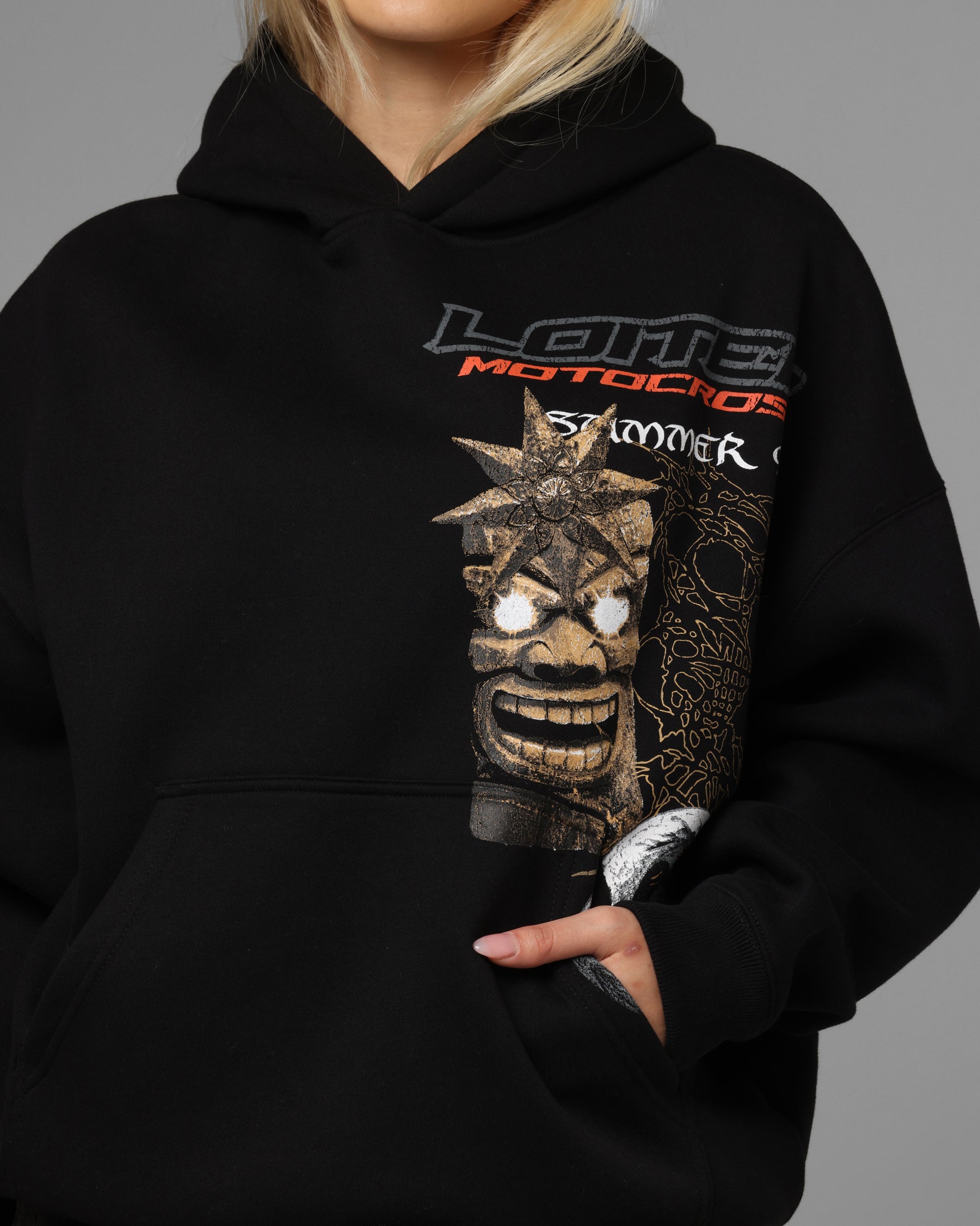 Loiter Summer Motocross Hoodie Black、mySite、zt4zffjzw