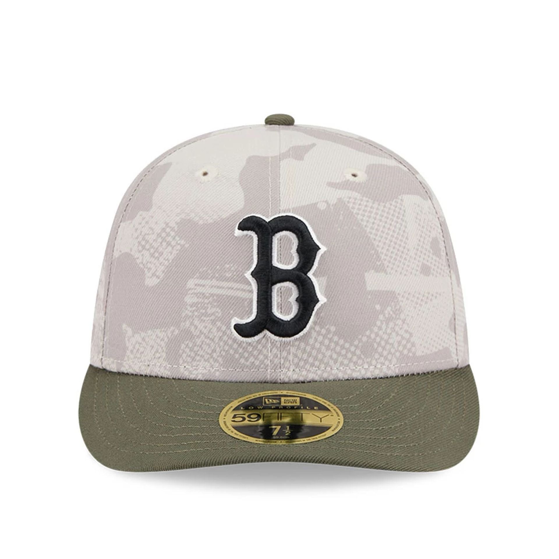Boston Red Sox MLB Armed Forces Day 2025 Light Beige Low Profile 59FIFTY Fitted Cap、mySite、vikingsvslions