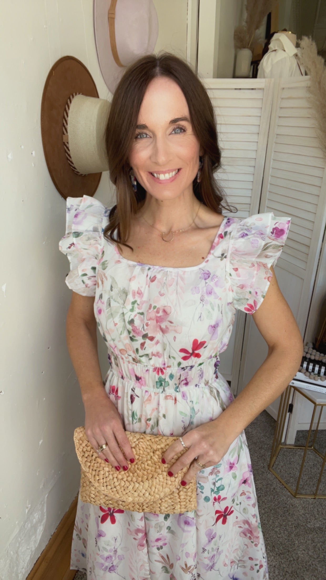 Mandi's Watercolor Floral Dress、mySite、garagedoors4me