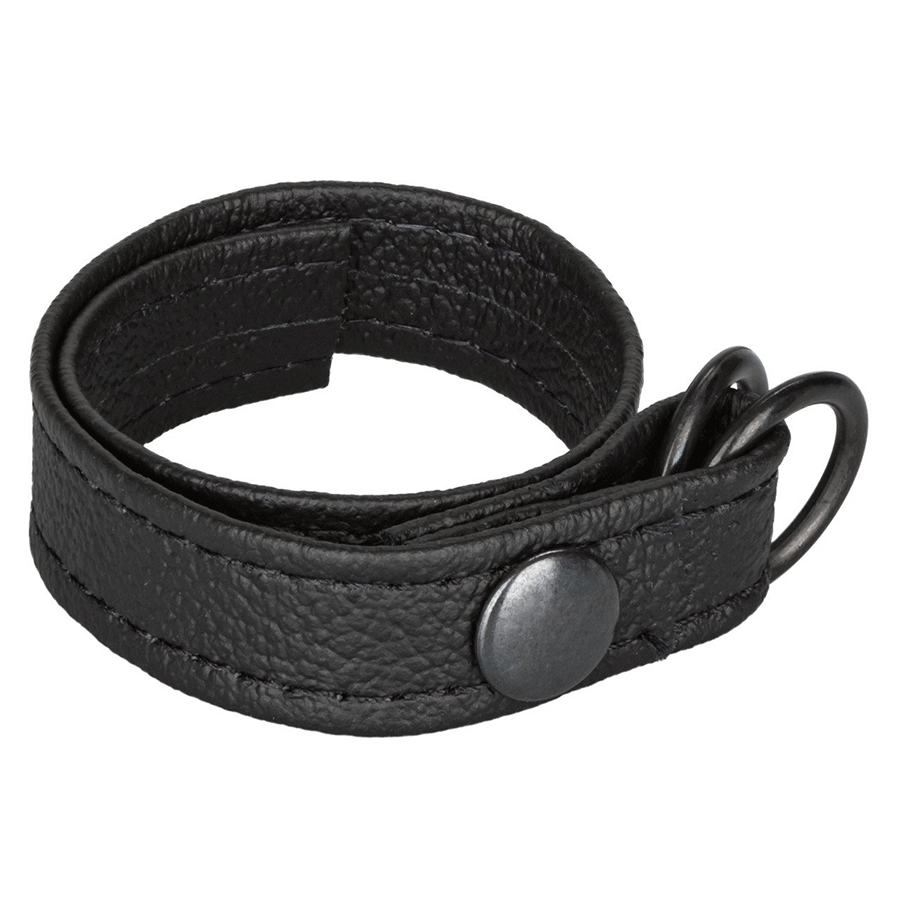 Leather Cinch Adjustable Cock Ring by Cal Exotics、mySite、bottomscart