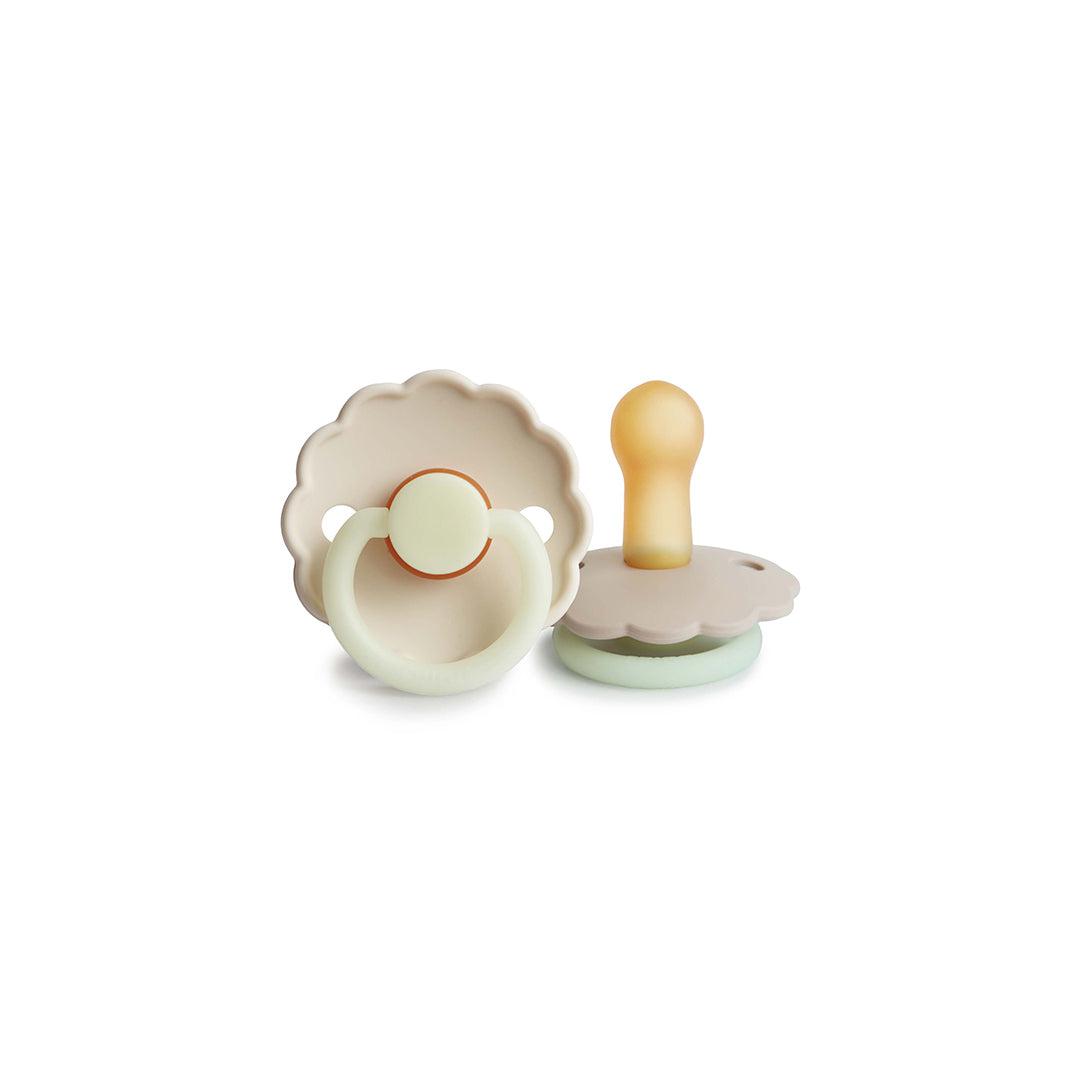  FRIGG Daisy Latex Pacifier - Cream Night - 2 Pack、mySite、merchandisen