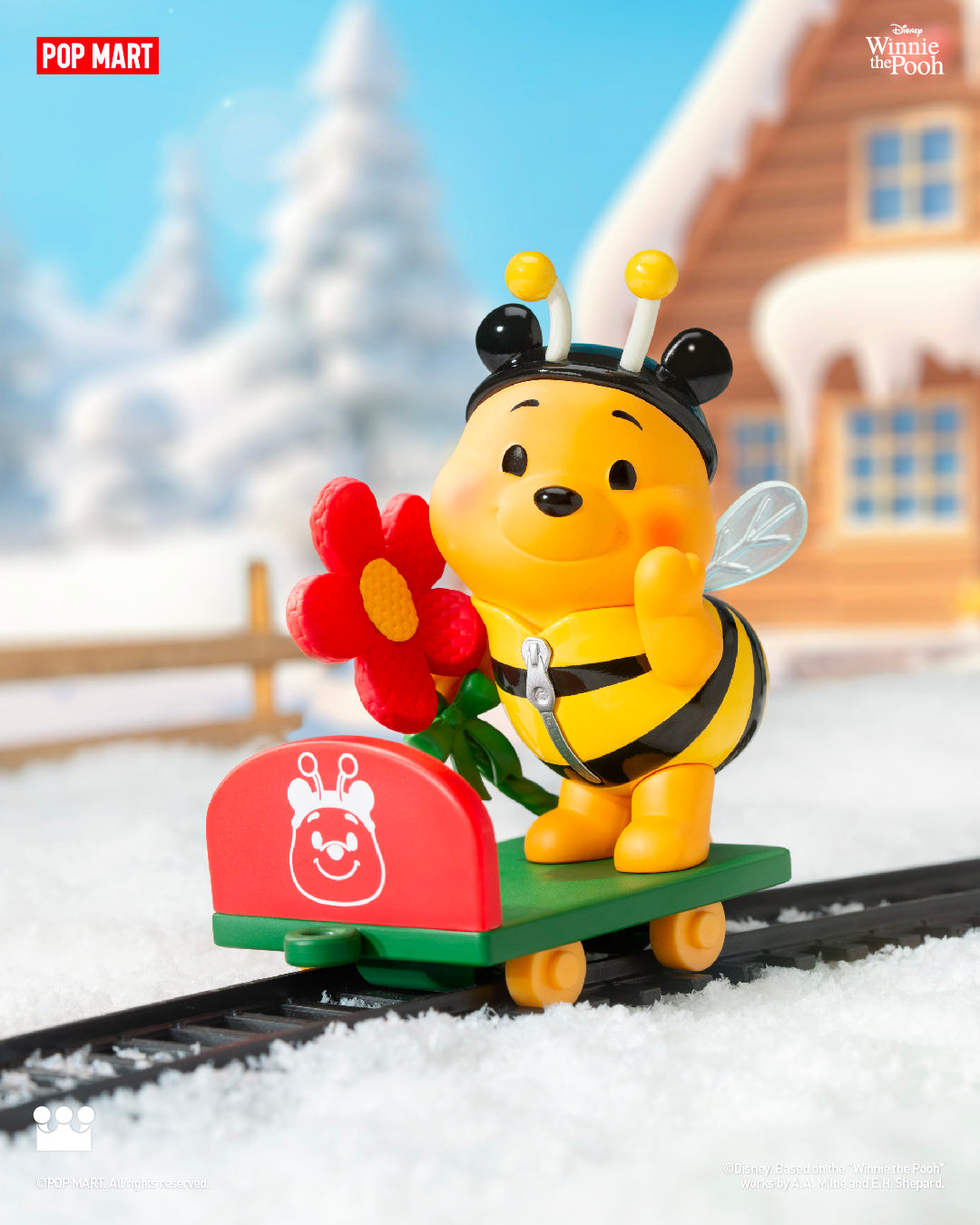  POP MART Disney Winnie the Pooh Gift Giving Series Figures、mySite、greenlandpopulation