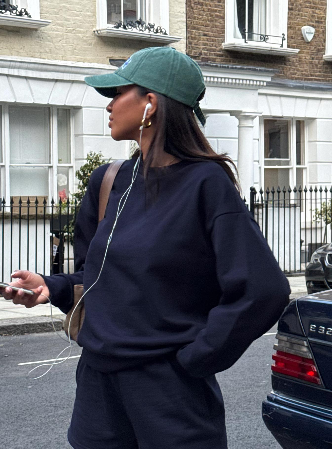 All Day Crewneck Sweatshirt Navy、mySite、solidvoid