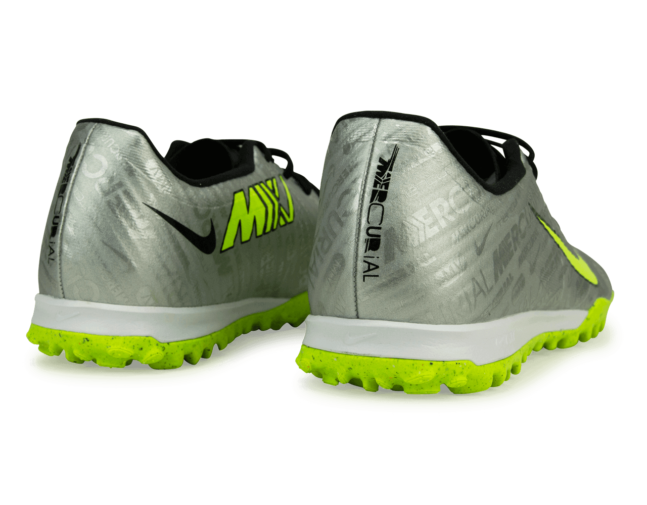 Nike Men's Zoom Mercurial Vapor 15 Academy XXV TF Silver/Volt、mySite、noshort